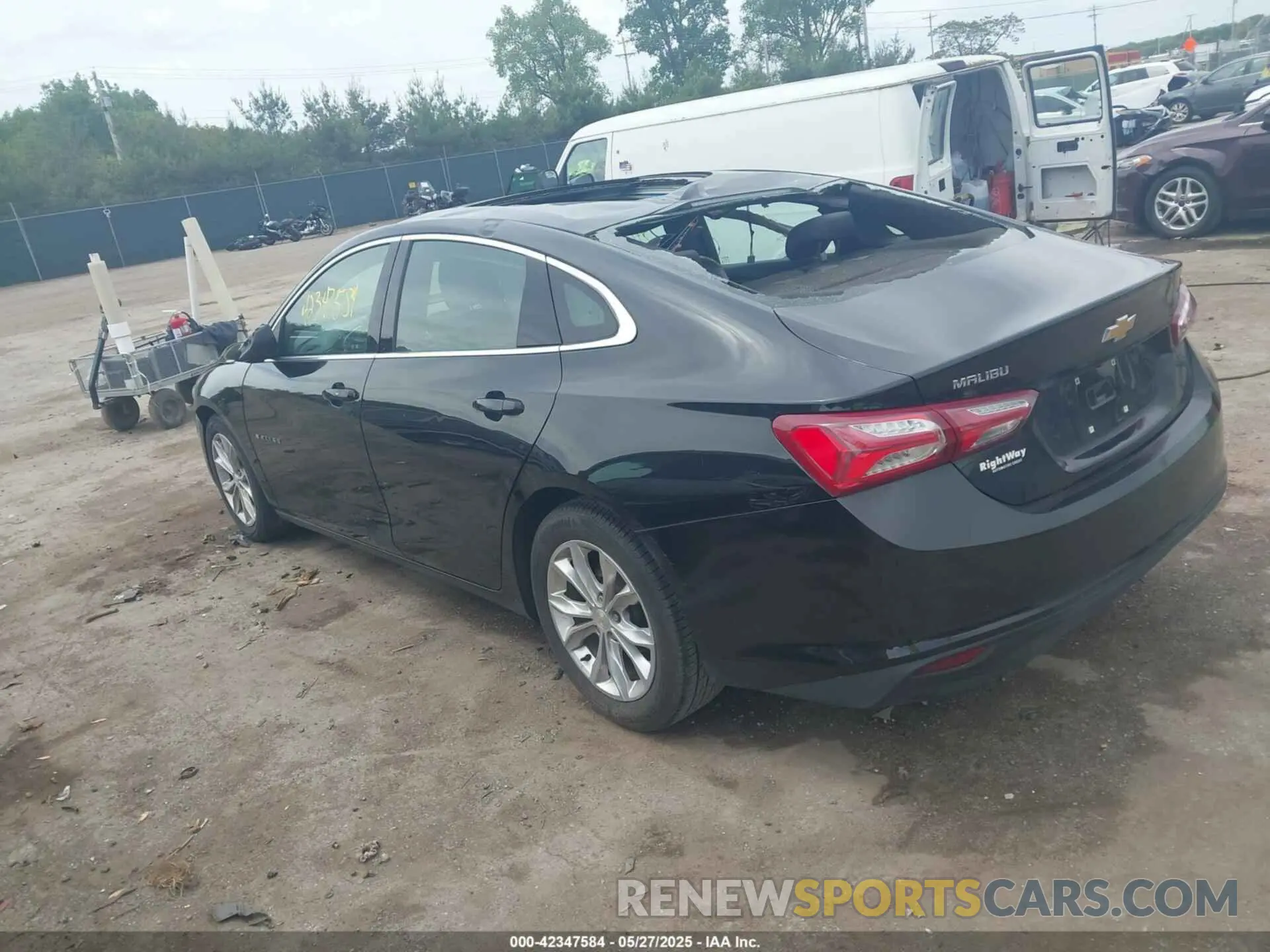3 Photograph of a damaged car 1G1ZD5ST4KF139217 CHEVROLET MALIBU 2019