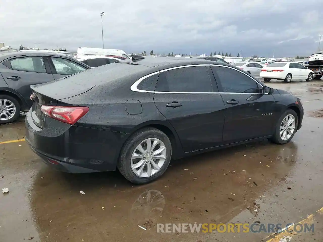 3 Photograph of a damaged car 1G1ZD5ST4KF145745 CHEVROLET MALIBU 2019