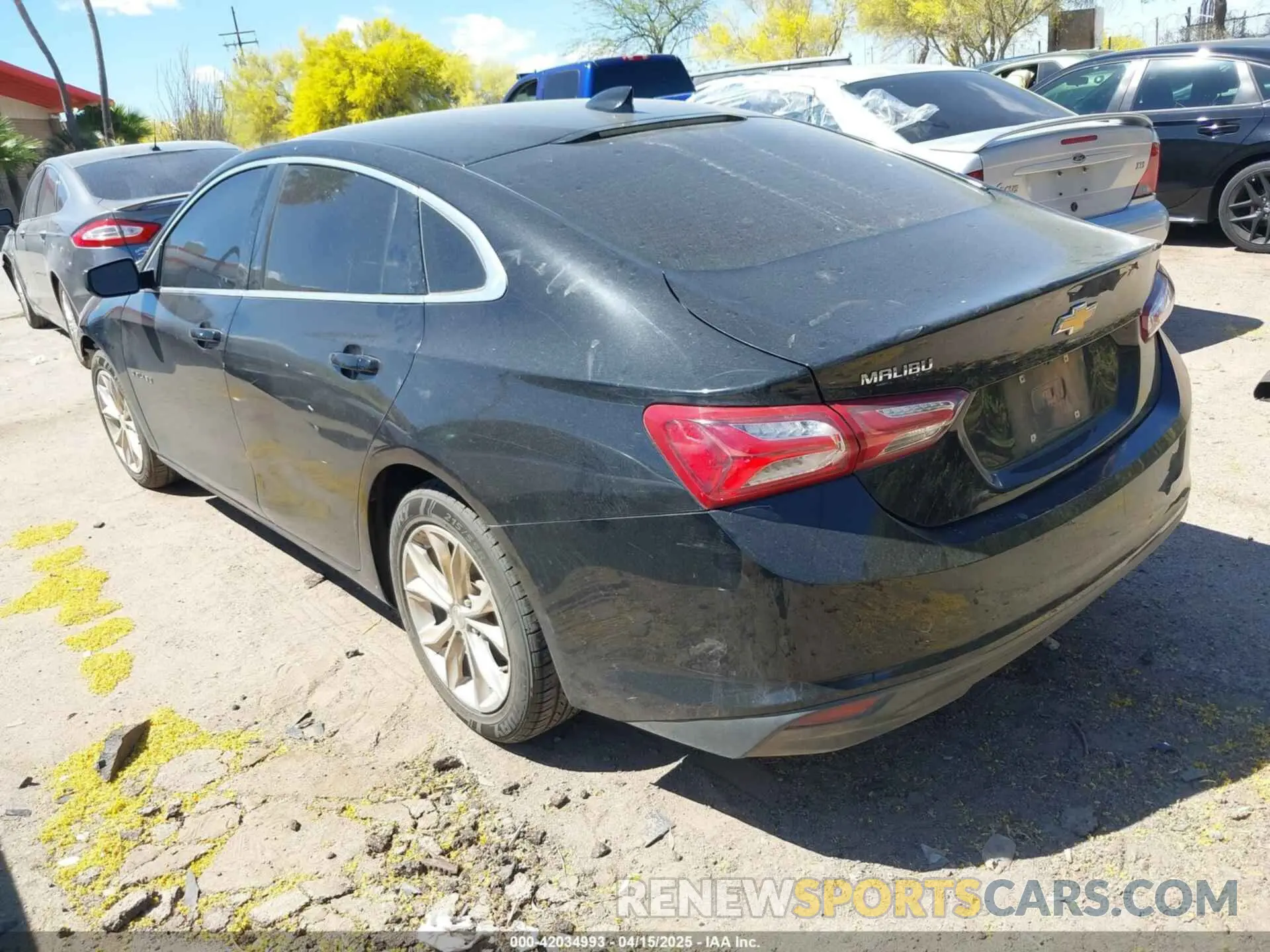 3 Photograph of a damaged car 1G1ZD5ST4KF155367 CHEVROLET MALIBU 2019