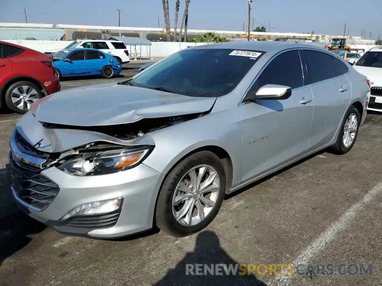 1 Photograph of a damaged car 1G1ZD5ST4KF156809 CHEVROLET MALIBU 2019