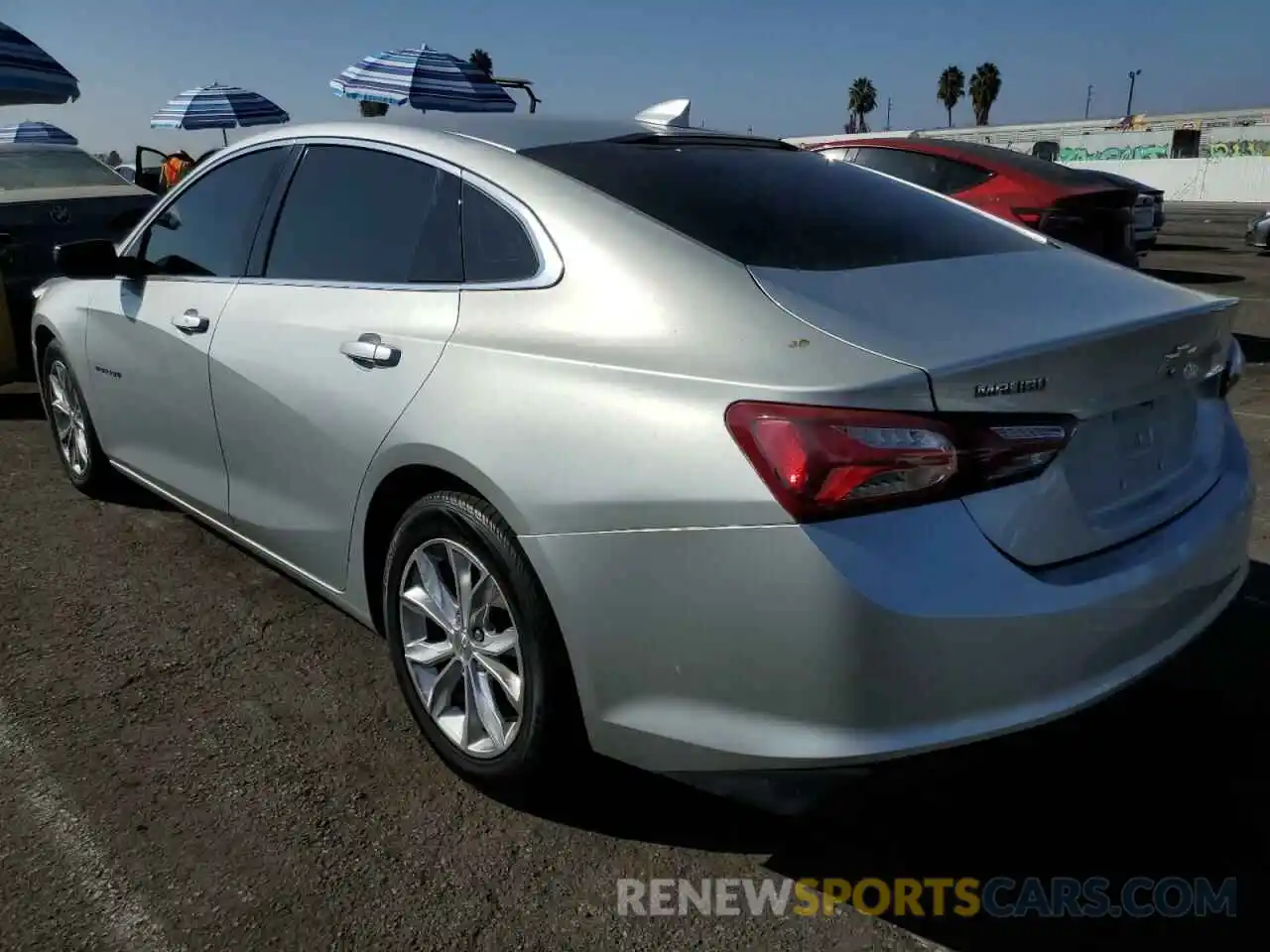 2 Photograph of a damaged car 1G1ZD5ST4KF156809 CHEVROLET MALIBU 2019