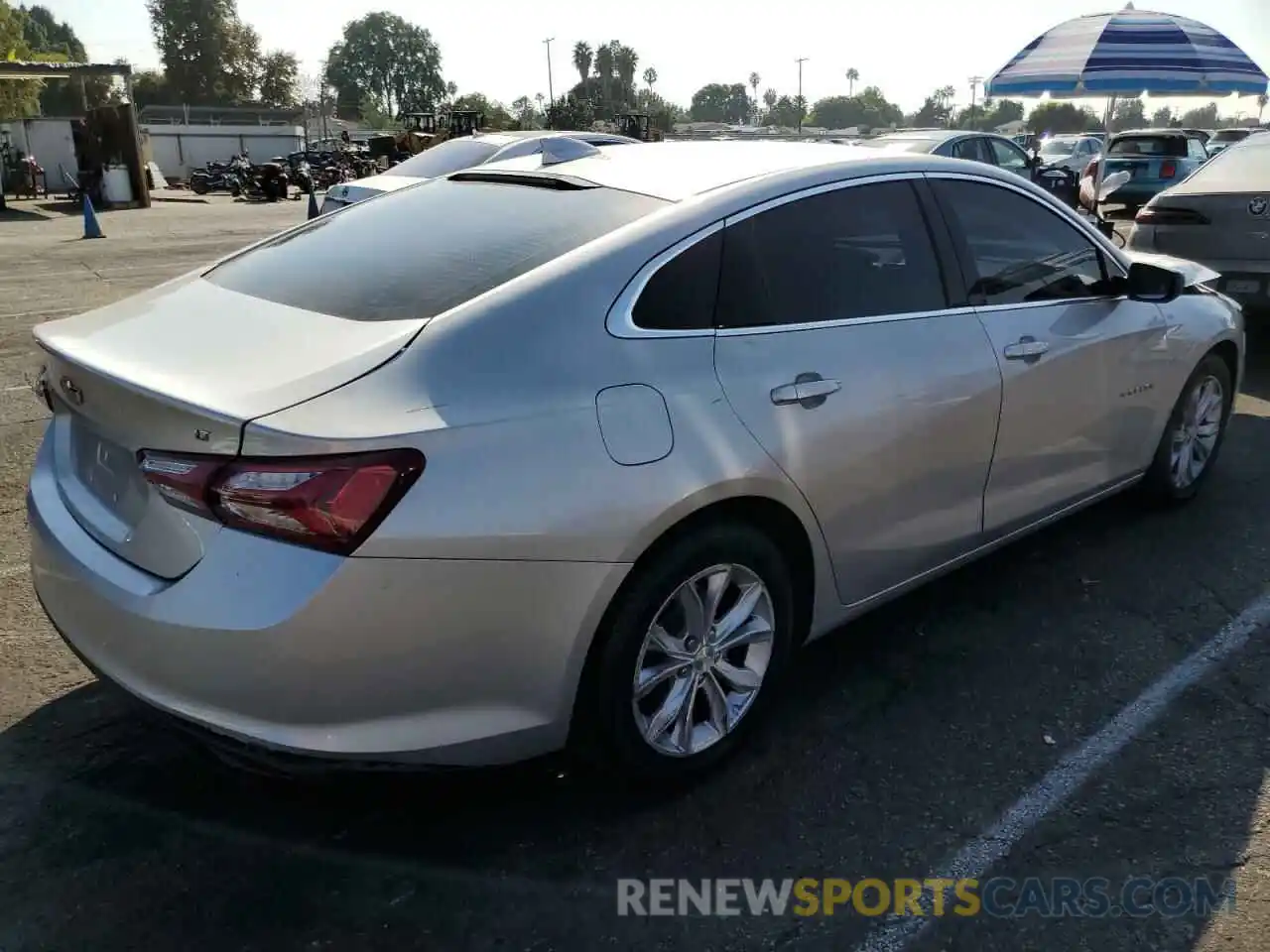 3 Photograph of a damaged car 1G1ZD5ST4KF156809 CHEVROLET MALIBU 2019