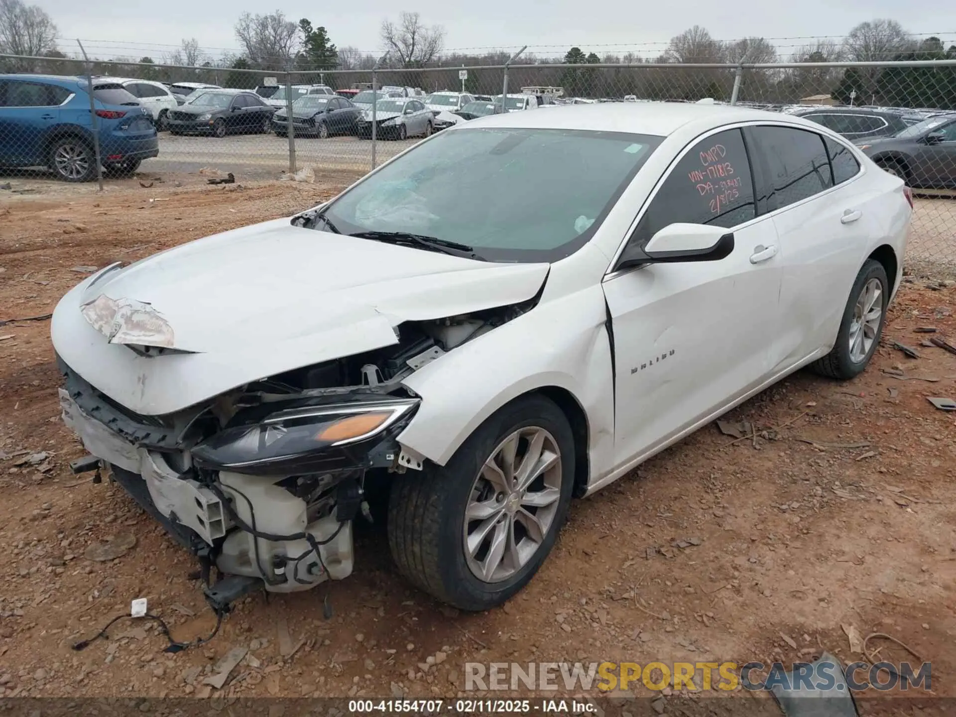 2 Photograph of a damaged car 1G1ZD5ST4KF171813 CHEVROLET MALIBU 2019