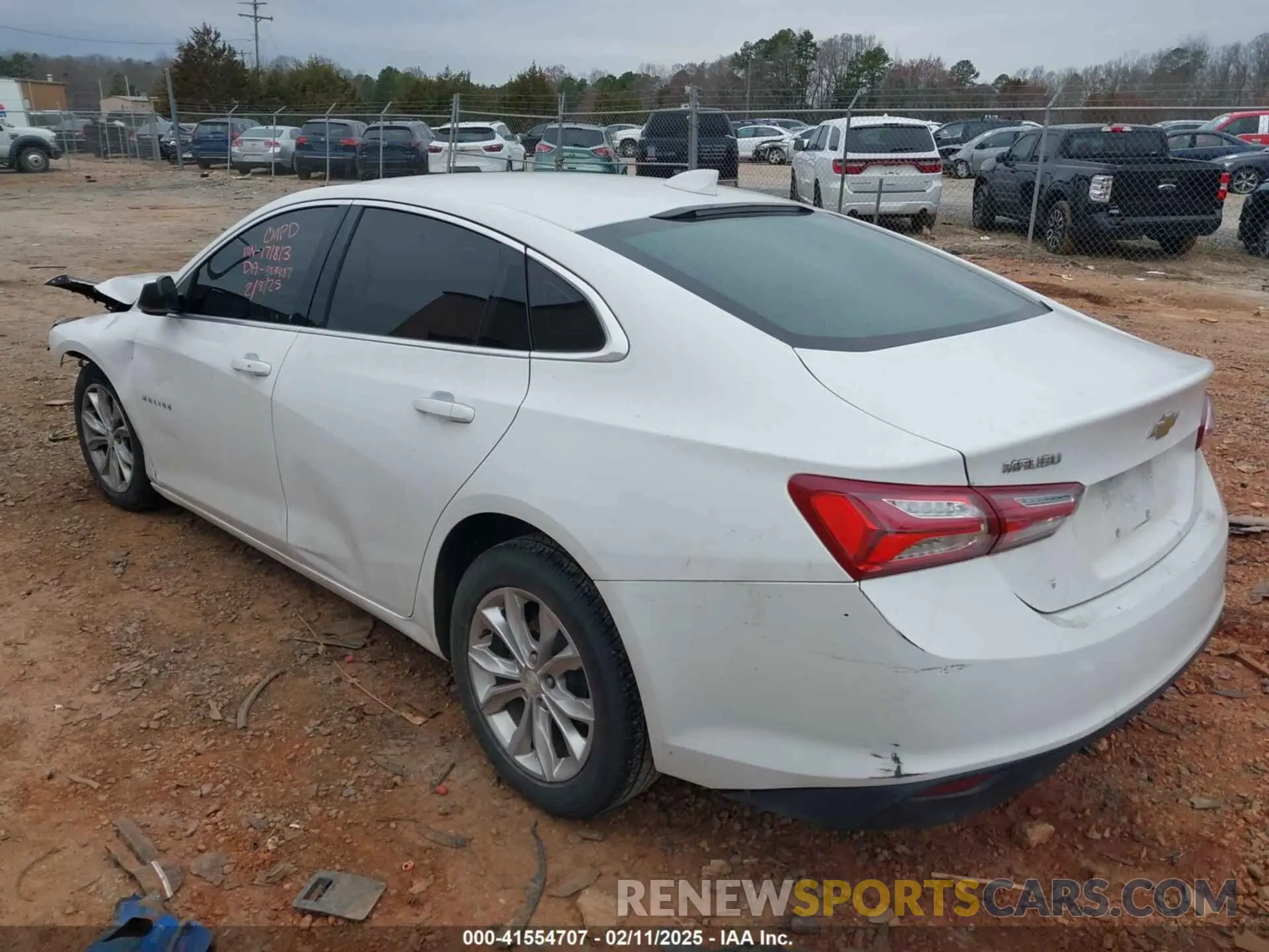 3 Photograph of a damaged car 1G1ZD5ST4KF171813 CHEVROLET MALIBU 2019