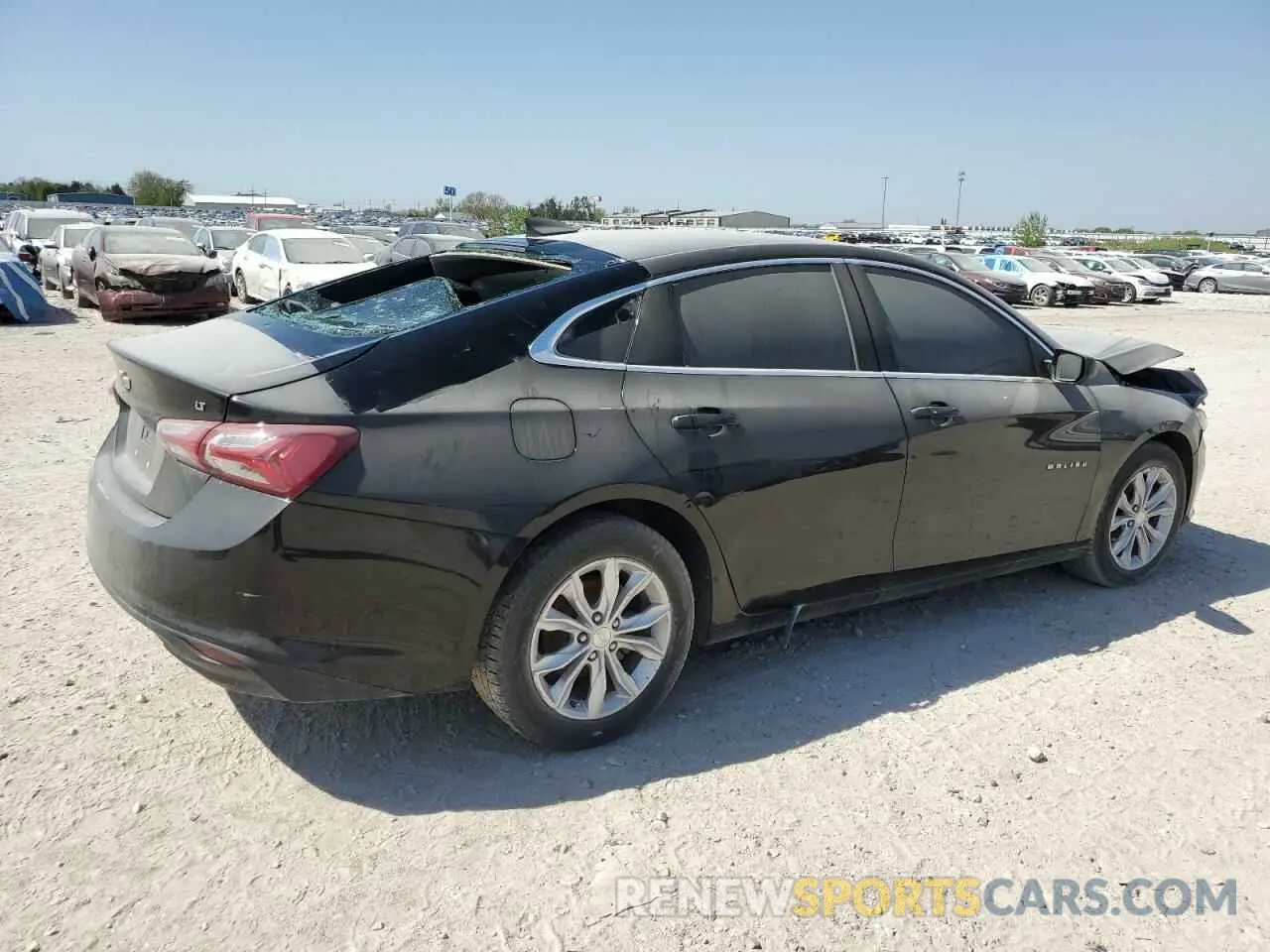 3 Photograph of a damaged car 1G1ZD5ST4KF174761 CHEVROLET MALIBU 2019