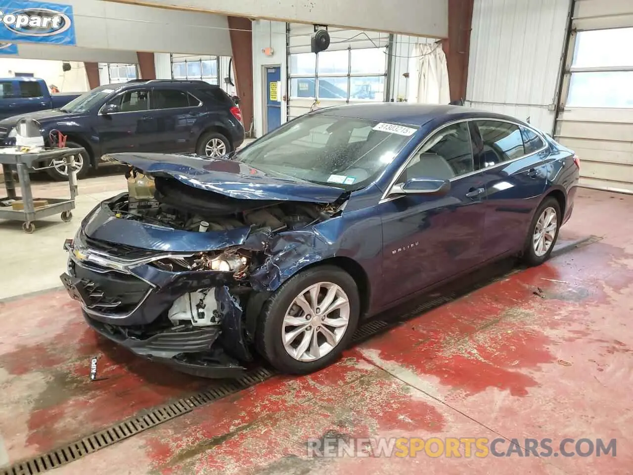 1 Photograph of a damaged car 1G1ZD5ST4KF188000 CHEVROLET MALIBU 2019