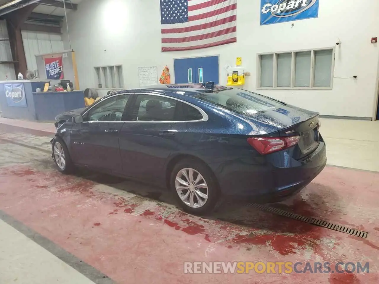 2 Photograph of a damaged car 1G1ZD5ST4KF188000 CHEVROLET MALIBU 2019