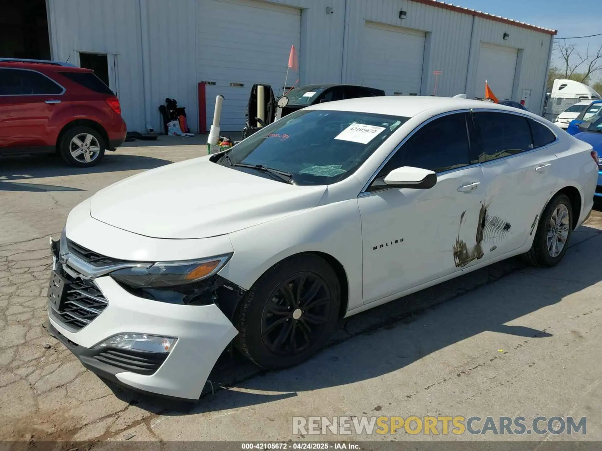 2 Photograph of a damaged car 1G1ZD5ST4KF189616 CHEVROLET MALIBU 2019