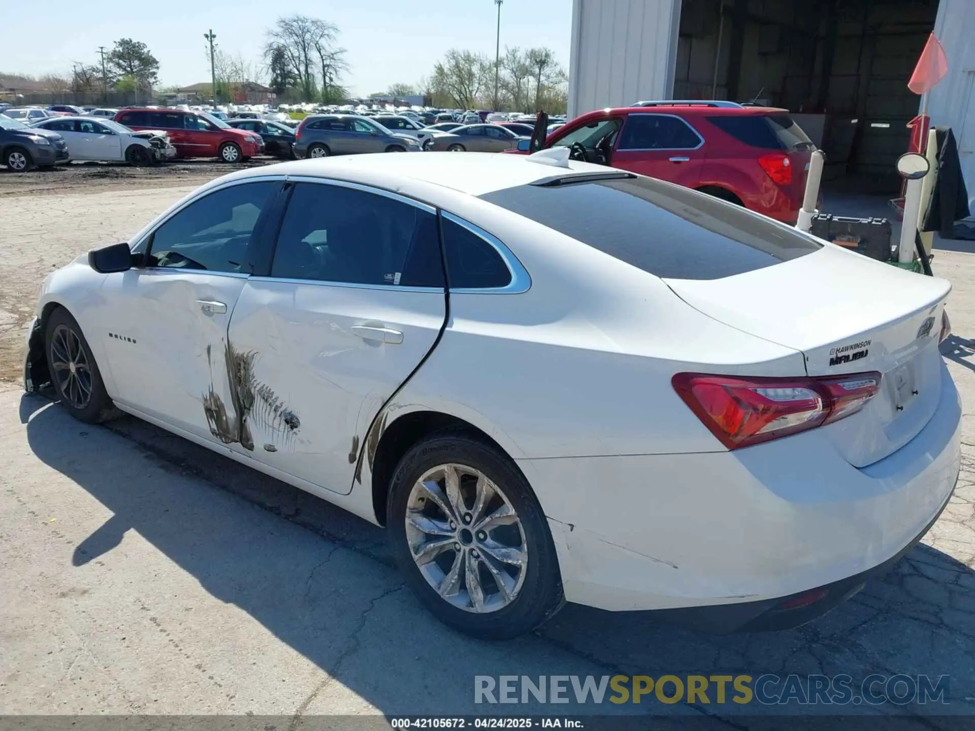 3 Photograph of a damaged car 1G1ZD5ST4KF189616 CHEVROLET MALIBU 2019