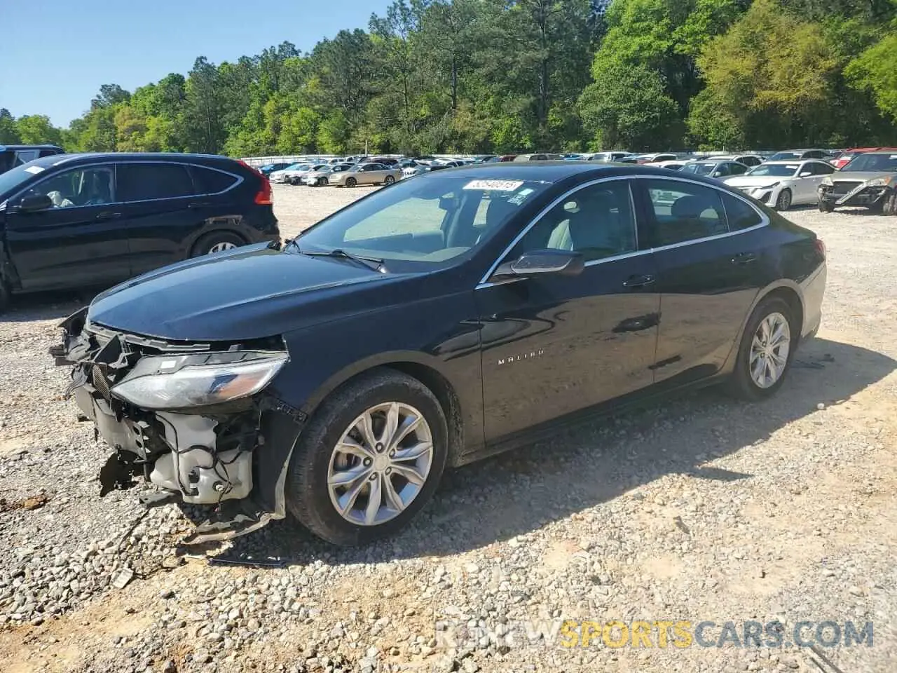 1 Photograph of a damaged car 1G1ZD5ST4KF215955 CHEVROLET MALIBU 2019