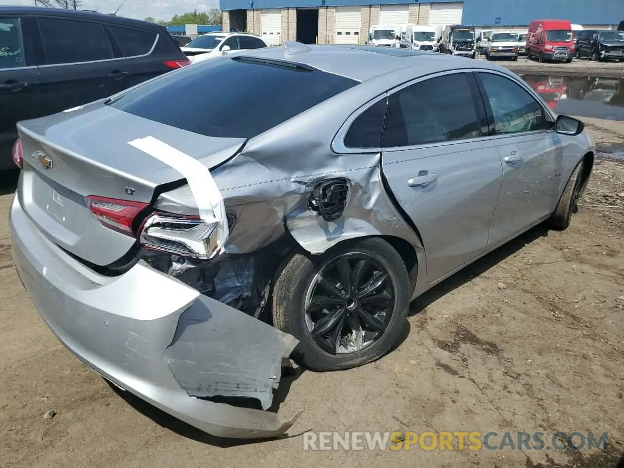 3 Photograph of a damaged car 1G1ZD5ST5KF111393 CHEVROLET MALIBU 2019