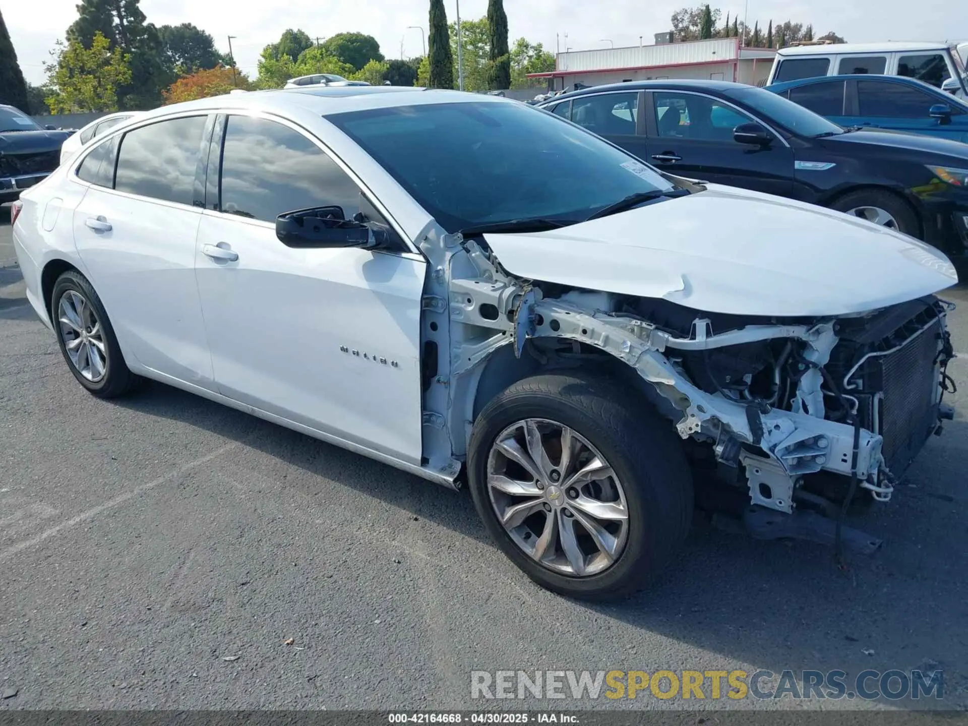 1 Photograph of a damaged car 1G1ZD5ST5KF112091 CHEVROLET MALIBU 2019