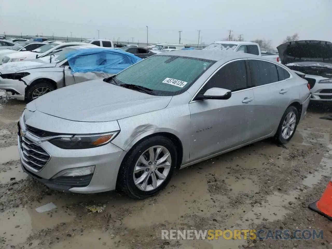 1 Photograph of a damaged car 1G1ZD5ST5KF112835 CHEVROLET MALIBU 2019