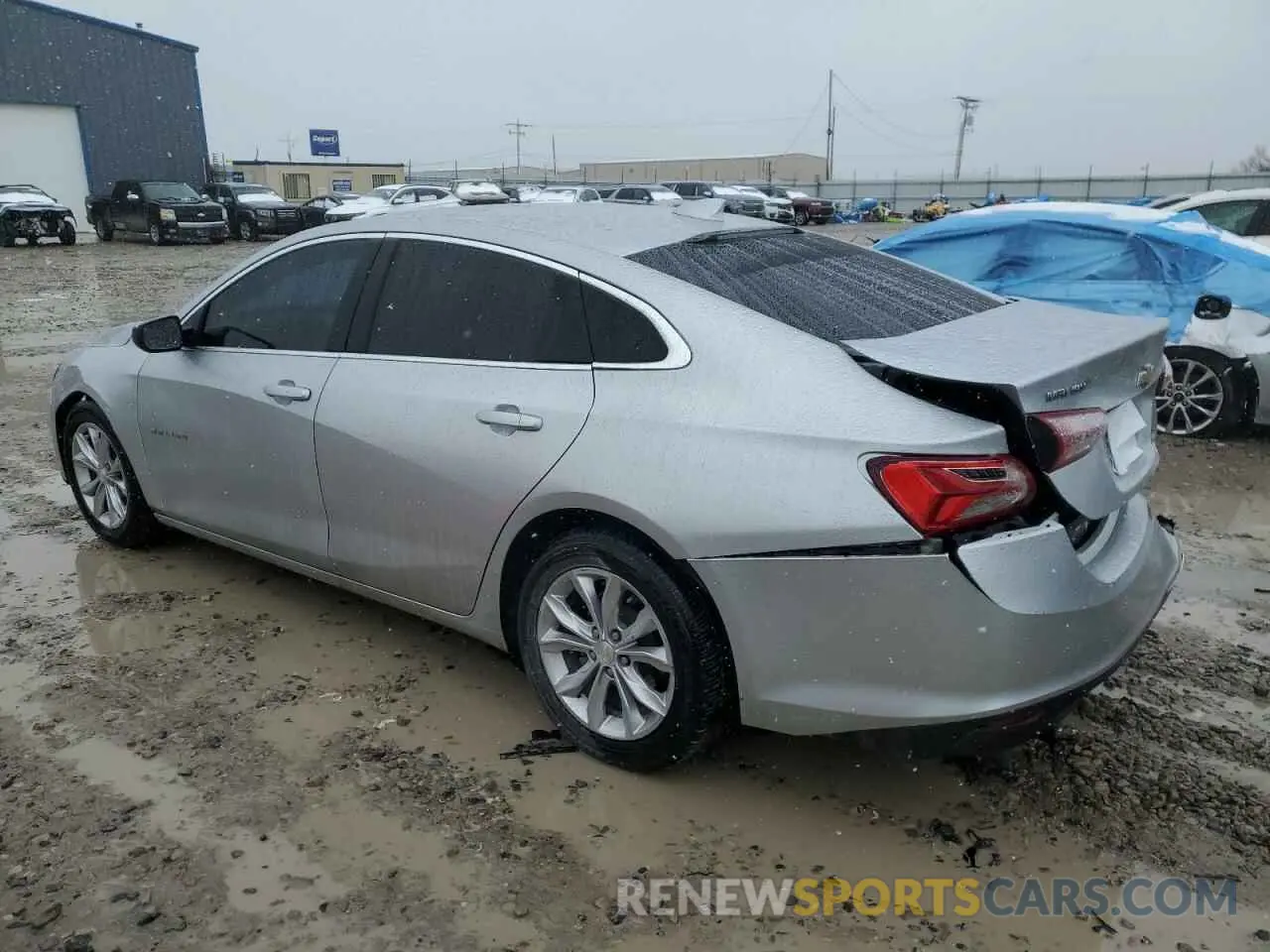 2 Photograph of a damaged car 1G1ZD5ST5KF112835 CHEVROLET MALIBU 2019