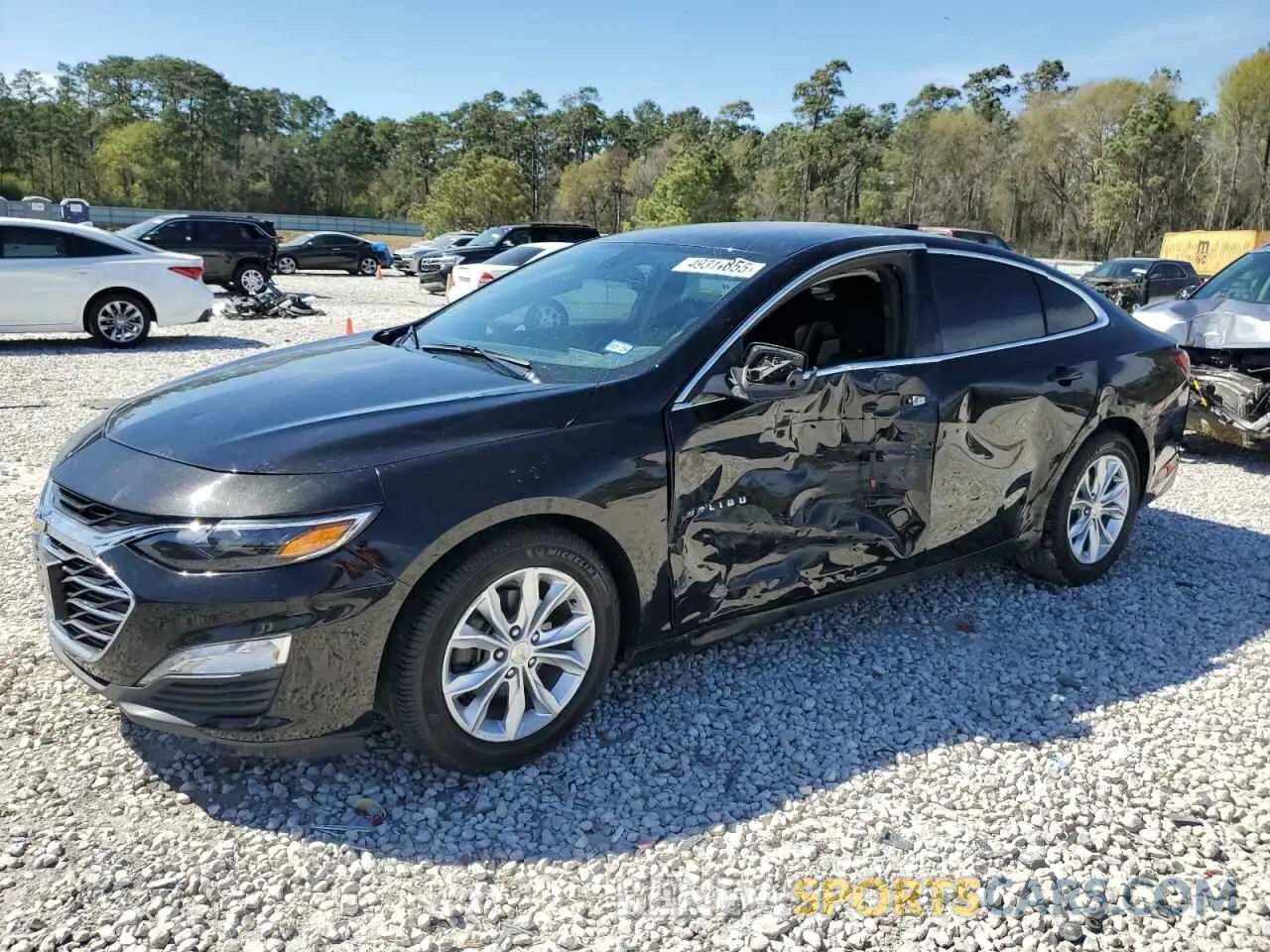 1 Photograph of a damaged car 1G1ZD5ST5KF146662 CHEVROLET MALIBU 2019