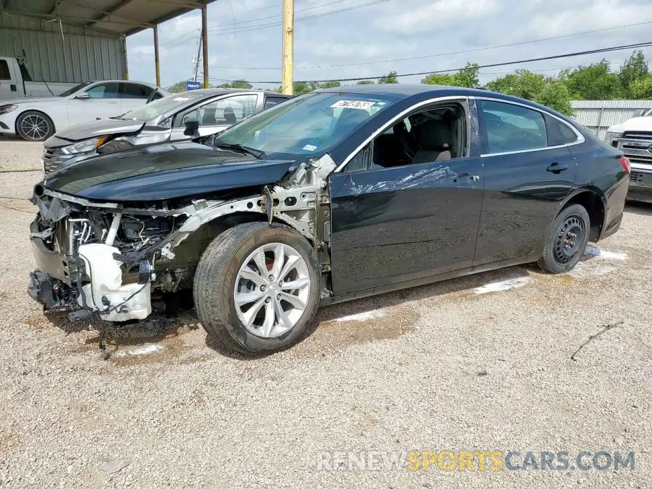 1 Photograph of a damaged car 1G1ZD5ST5KF166359 CHEVROLET MALIBU 2019