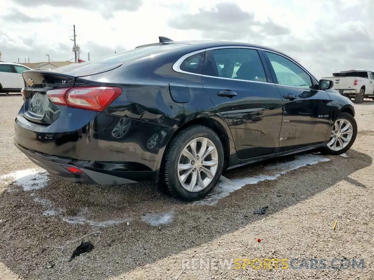 3 Photograph of a damaged car 1G1ZD5ST5KF166359 CHEVROLET MALIBU 2019