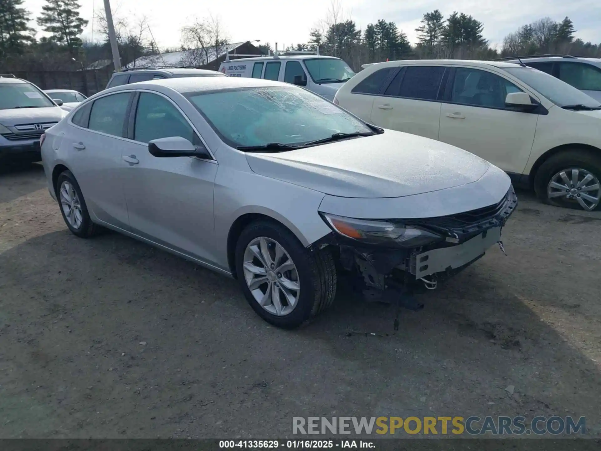 1 Photograph of a damaged car 1G1ZD5ST5KF179127 CHEVROLET MALIBU 2019