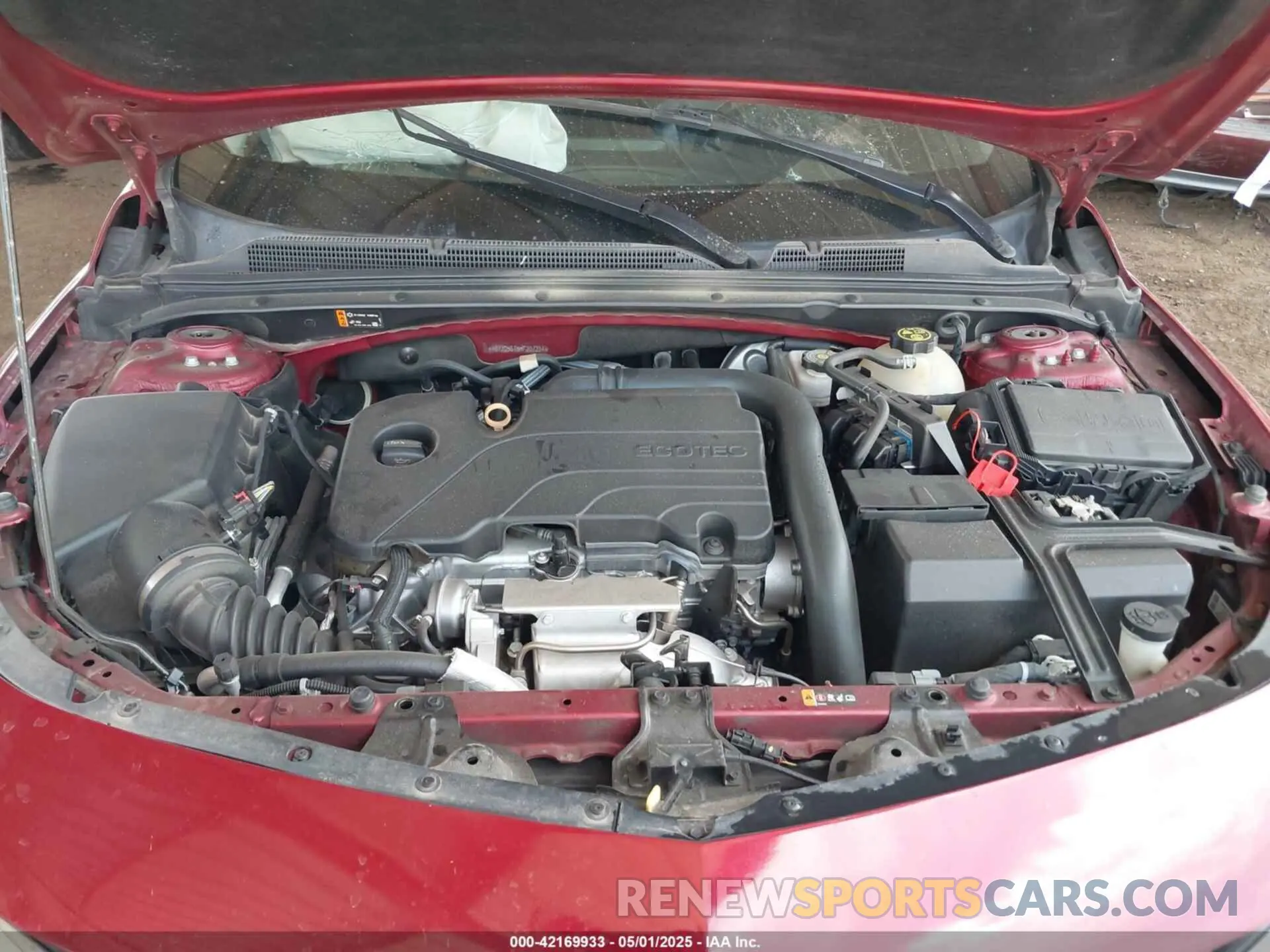 10 Photograph of a damaged car 1G1ZD5ST5KF207234 CHEVROLET MALIBU 2019