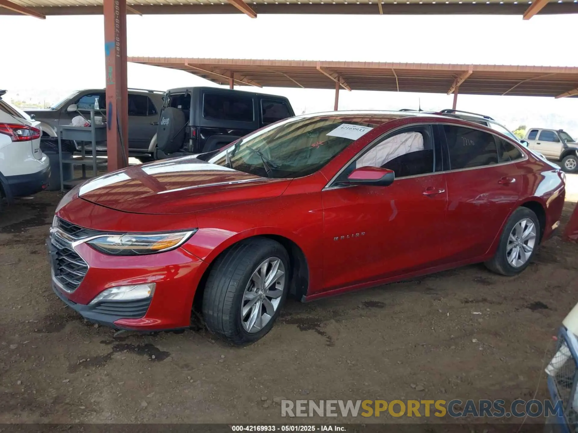2 Photograph of a damaged car 1G1ZD5ST5KF207234 CHEVROLET MALIBU 2019