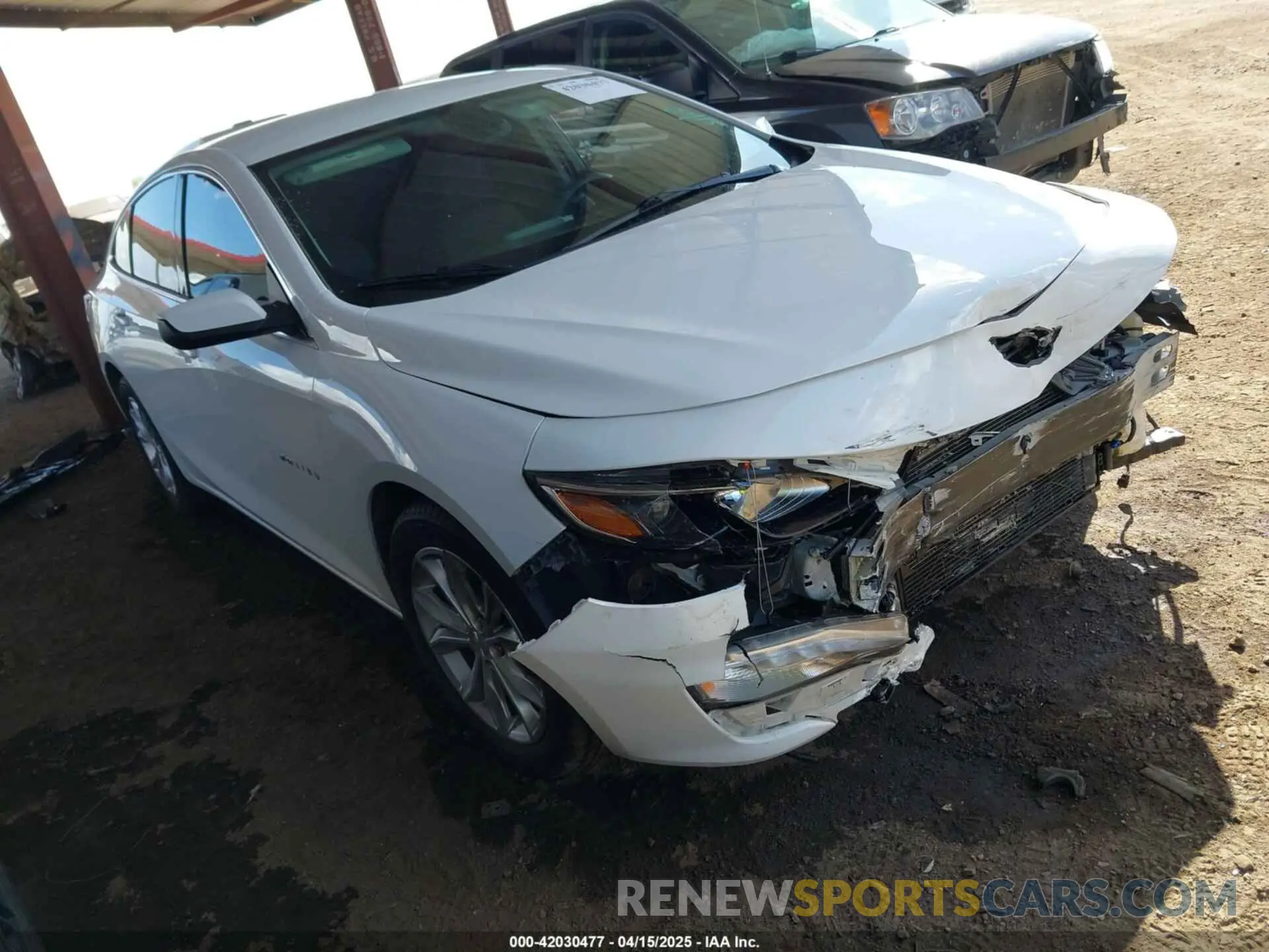1 Photograph of a damaged car 1G1ZD5ST6KF136593 CHEVROLET MALIBU 2019
