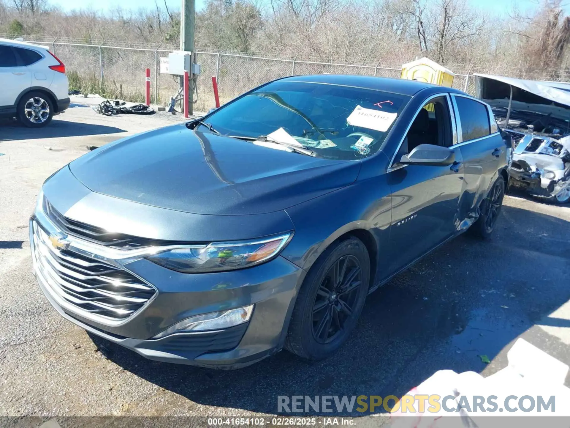 2 Photograph of a damaged car 1G1ZD5ST6KF136884 CHEVROLET MALIBU 2019