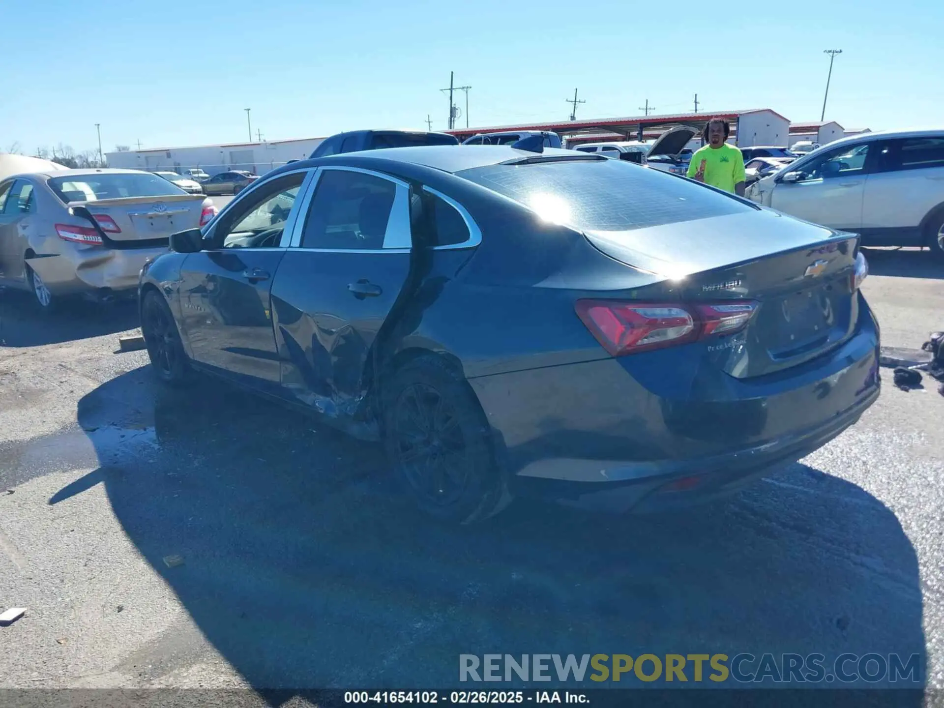 3 Photograph of a damaged car 1G1ZD5ST6KF136884 CHEVROLET MALIBU 2019