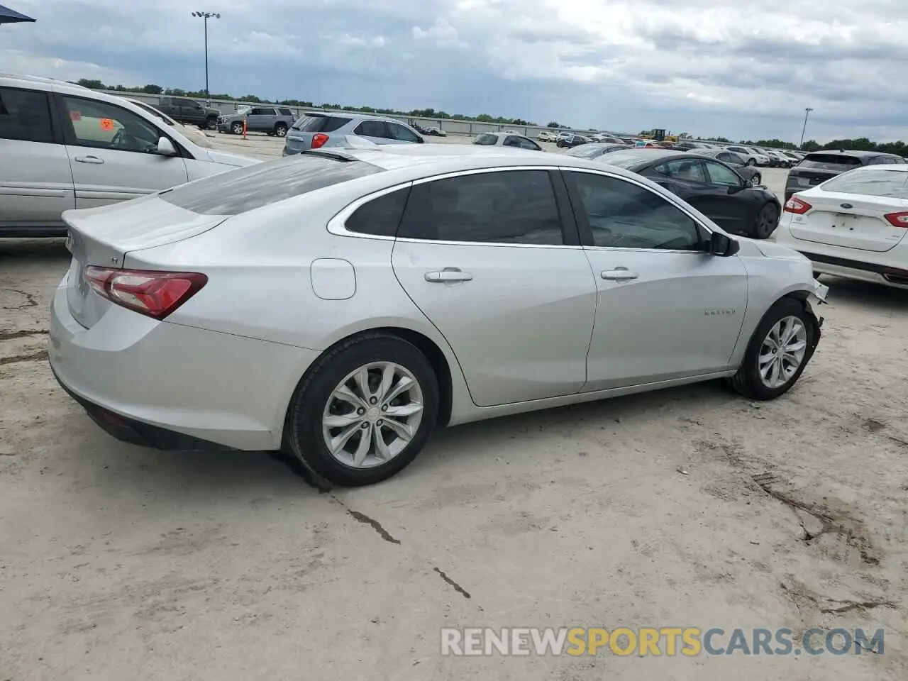 3 Photograph of a damaged car 1G1ZD5ST6KF140062 CHEVROLET MALIBU 2019