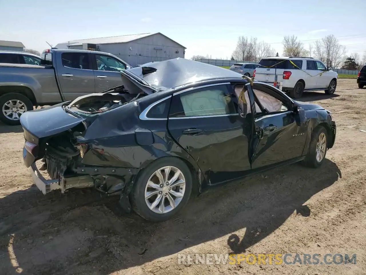 3 Photograph of a damaged car 1G1ZD5ST6KF158433 CHEVROLET MALIBU 2019