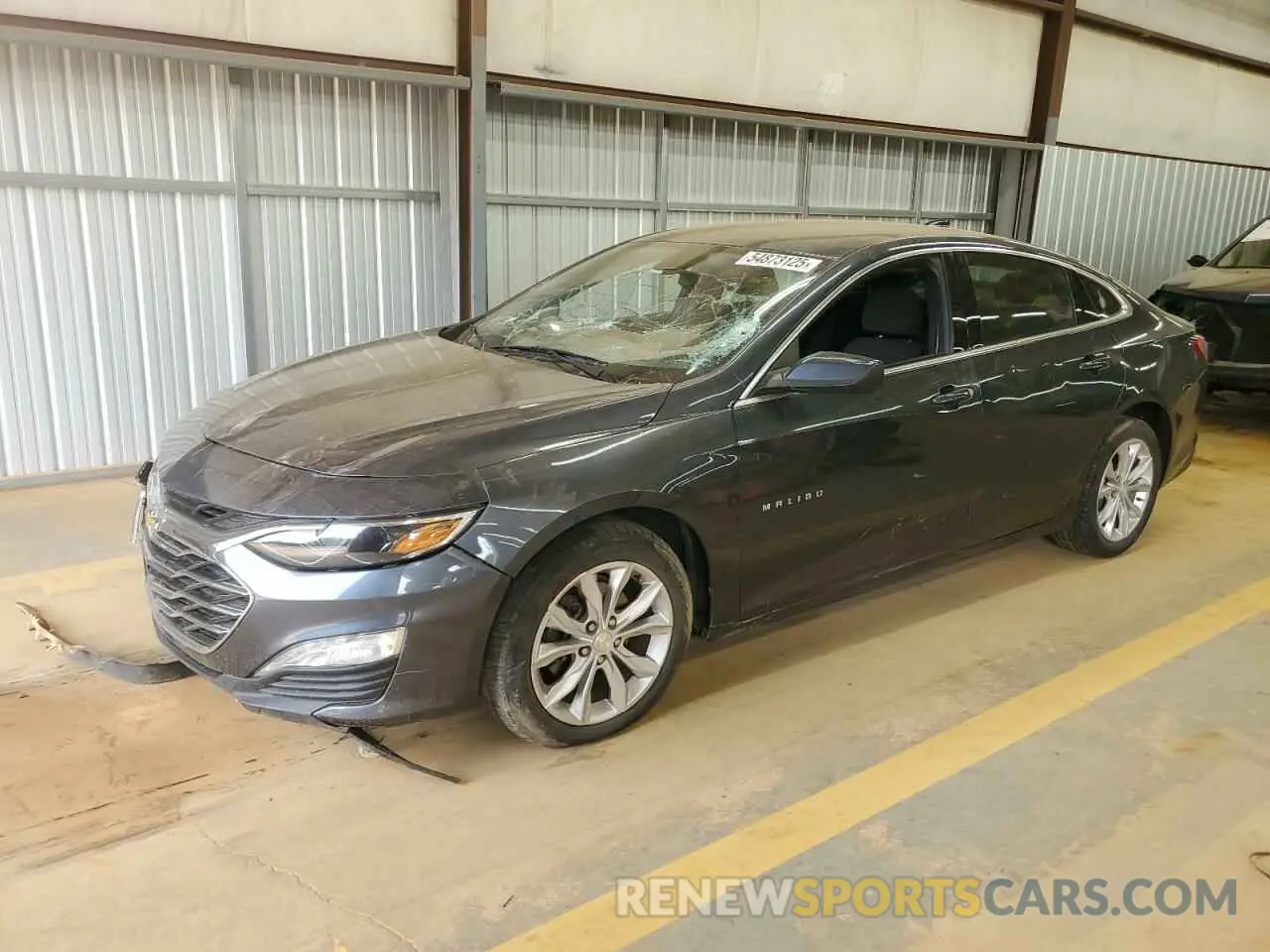 1 Photograph of a damaged car 1G1ZD5ST6KF160067 CHEVROLET MALIBU 2019