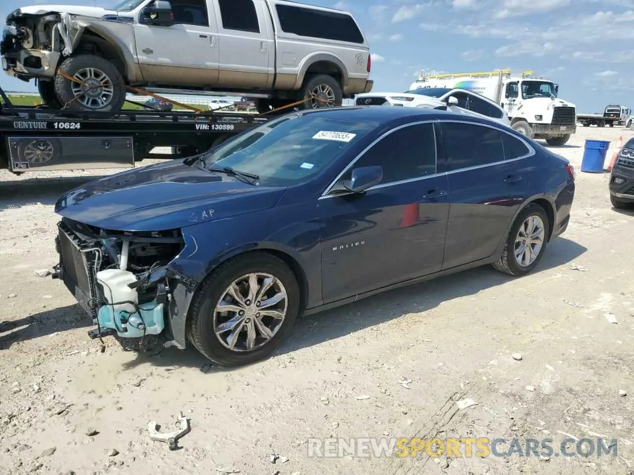 1 Photograph of a damaged car 1G1ZD5ST6KF198348 CHEVROLET MALIBU 2019