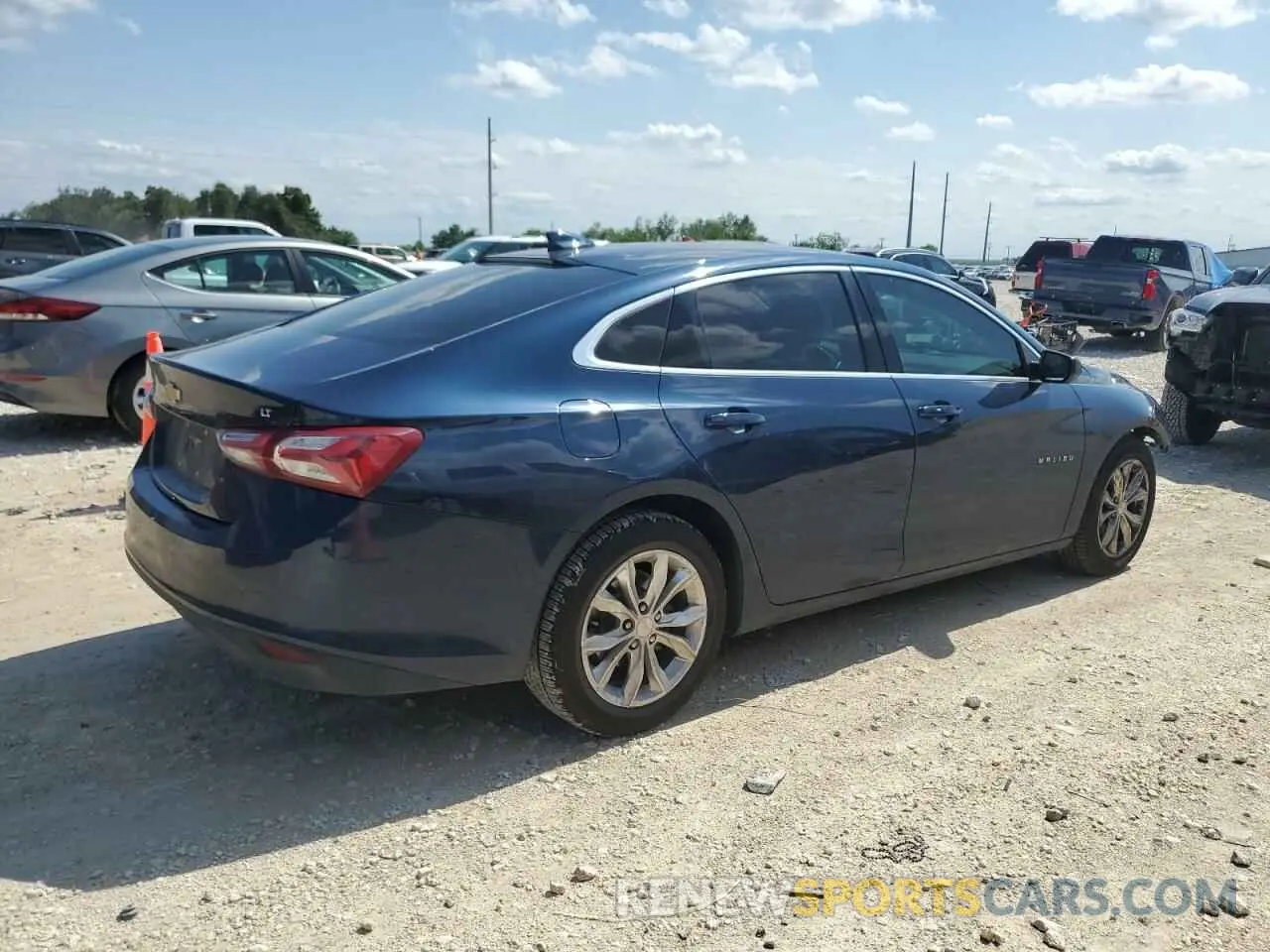 3 Photograph of a damaged car 1G1ZD5ST6KF198348 CHEVROLET MALIBU 2019