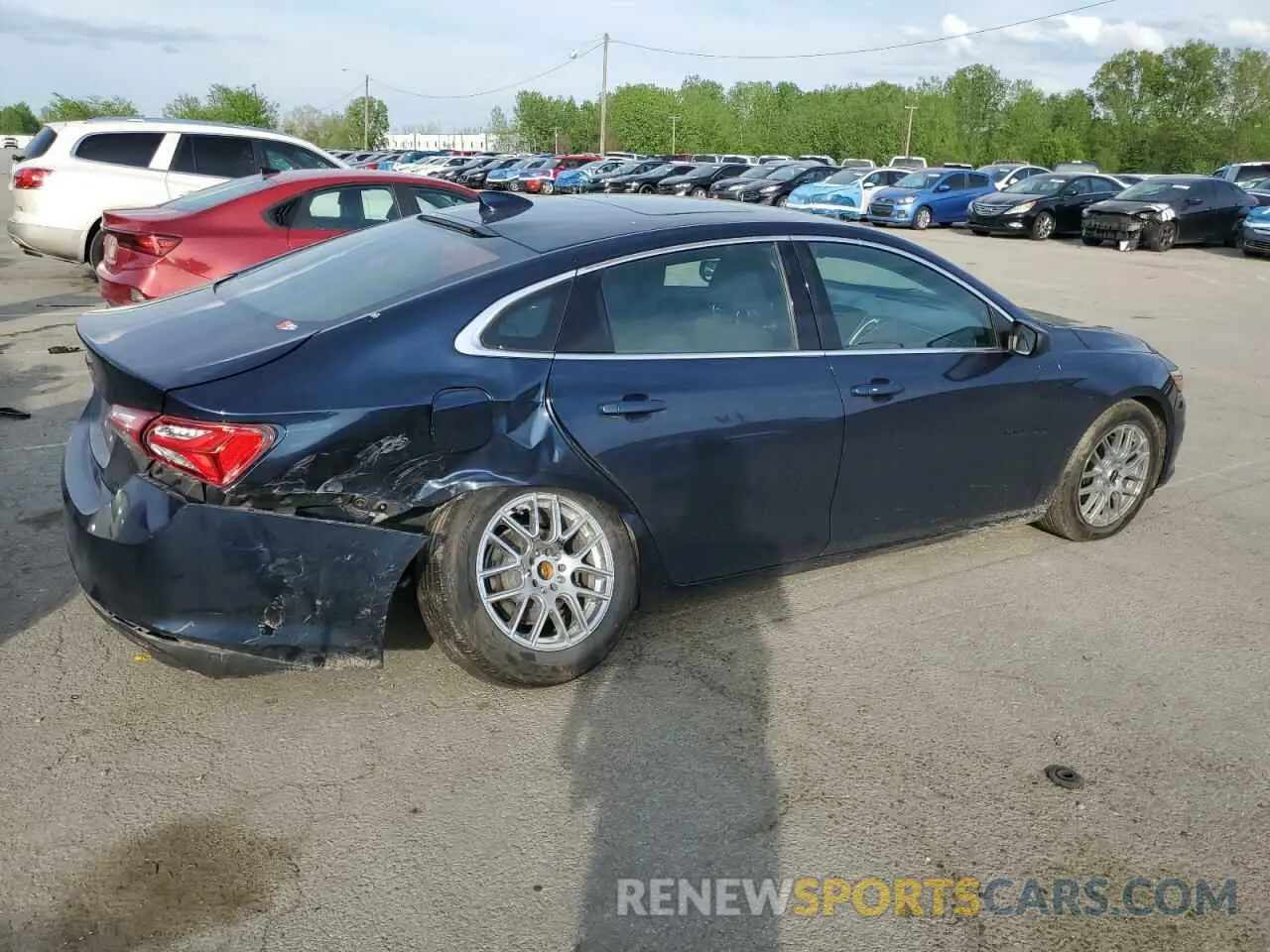 3 Photograph of a damaged car 1G1ZD5ST6KF208845 CHEVROLET MALIBU 2019