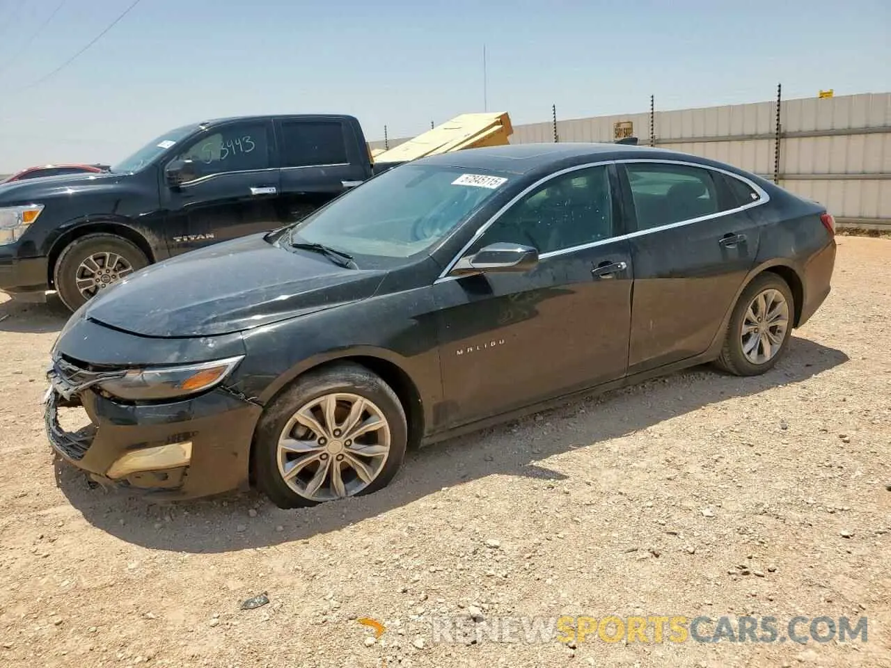 1 Photograph of a damaged car 1G1ZD5ST6KF223569 CHEVROLET MALIBU 2019