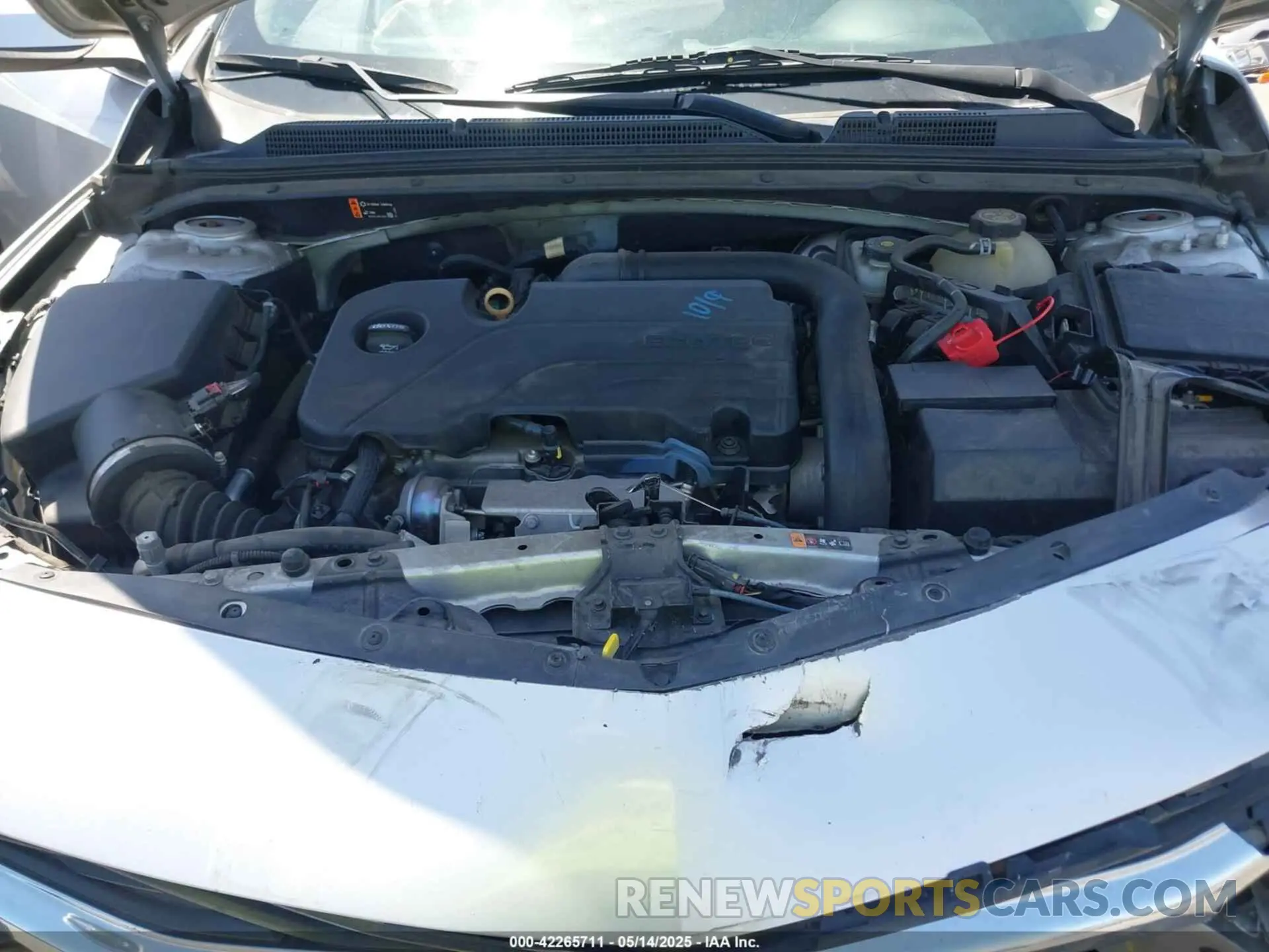 10 Photograph of a damaged car 1G1ZD5ST7KF112013 CHEVROLET MALIBU 2019