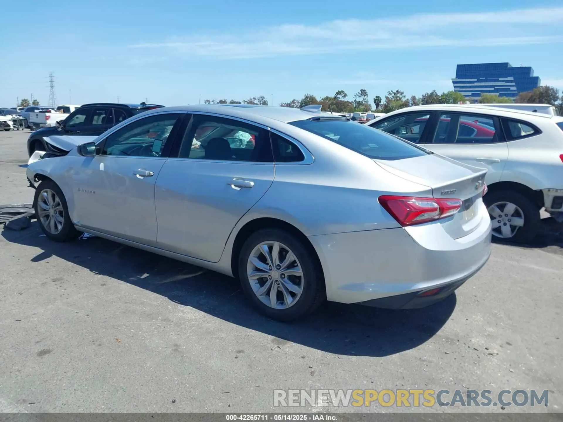 3 Photograph of a damaged car 1G1ZD5ST7KF112013 CHEVROLET MALIBU 2019