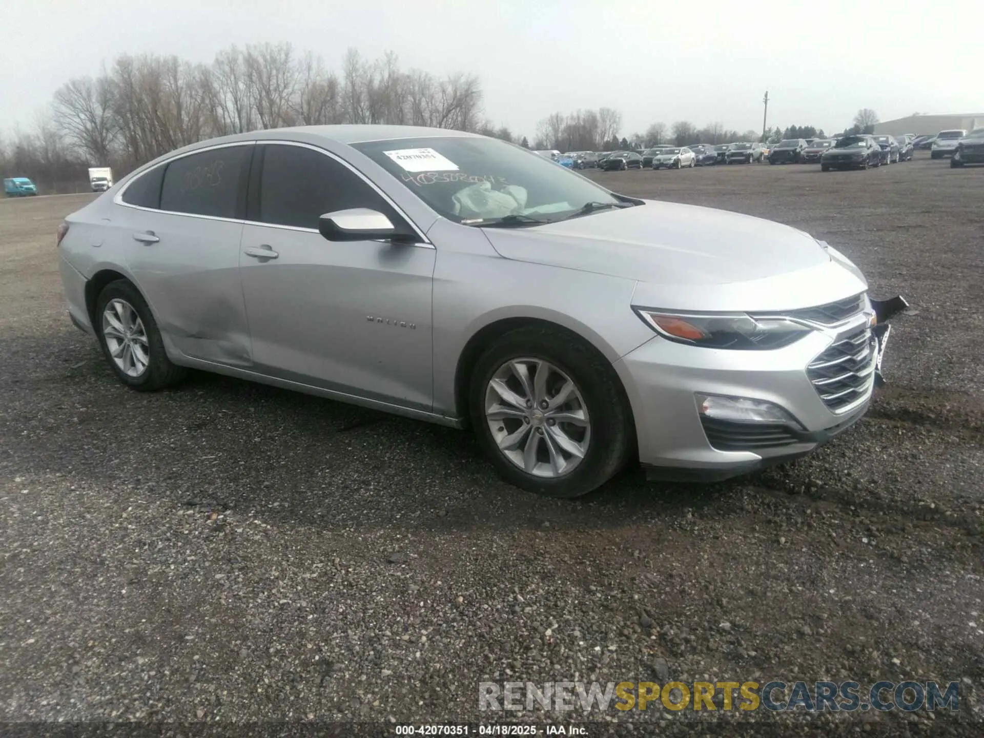 1 Photograph of a damaged car 1G1ZD5ST7KF148641 CHEVROLET MALIBU 2019