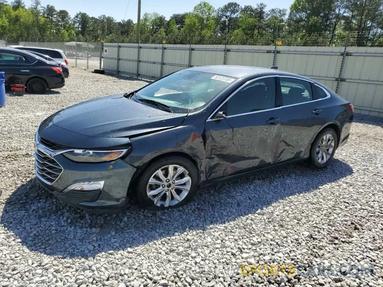 1 Photograph of a damaged car 1G1ZD5ST7KF148705 CHEVROLET MALIBU 2019