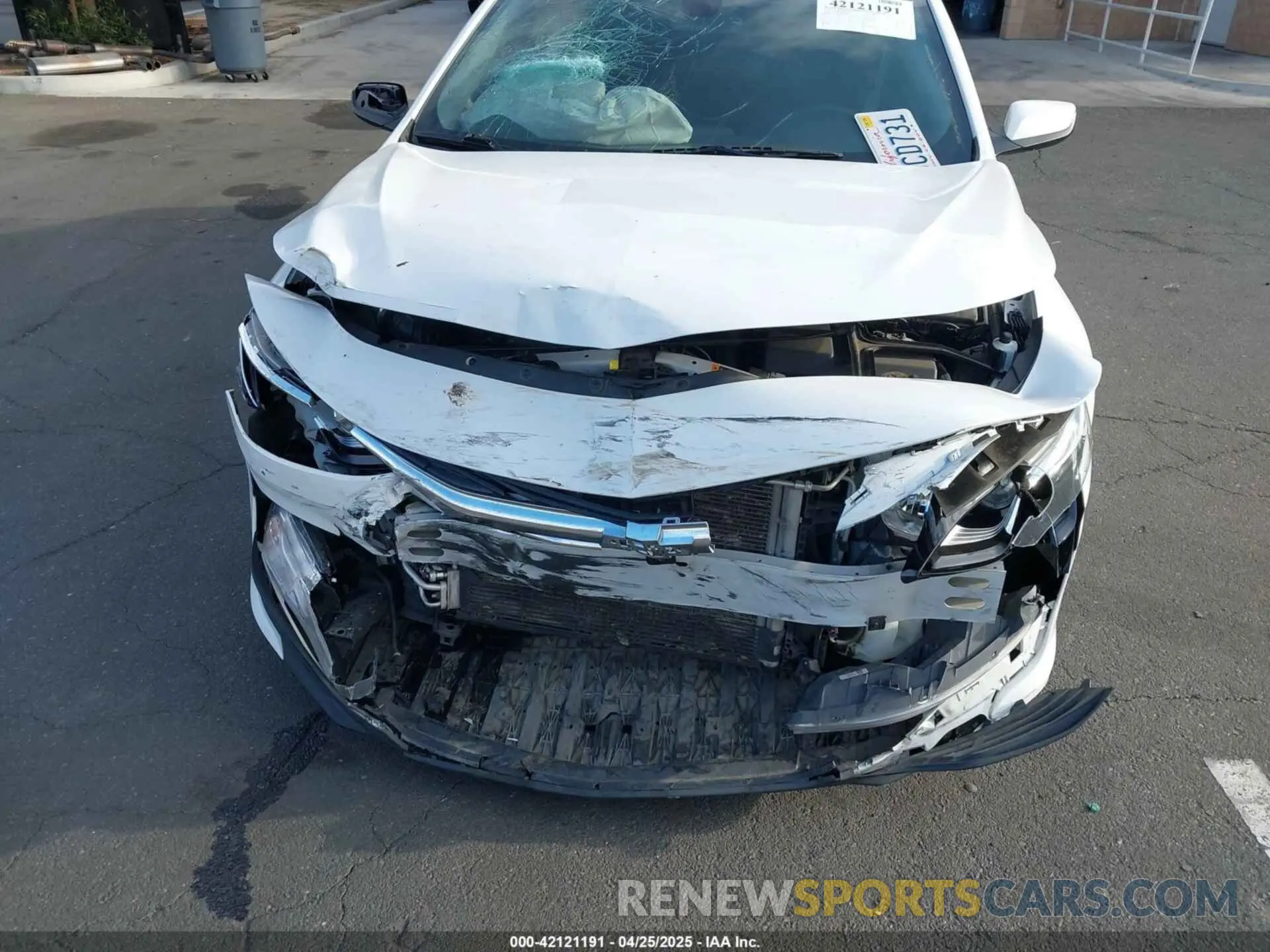 6 Photograph of a damaged car 1G1ZD5ST7KF152897 CHEVROLET MALIBU 2019