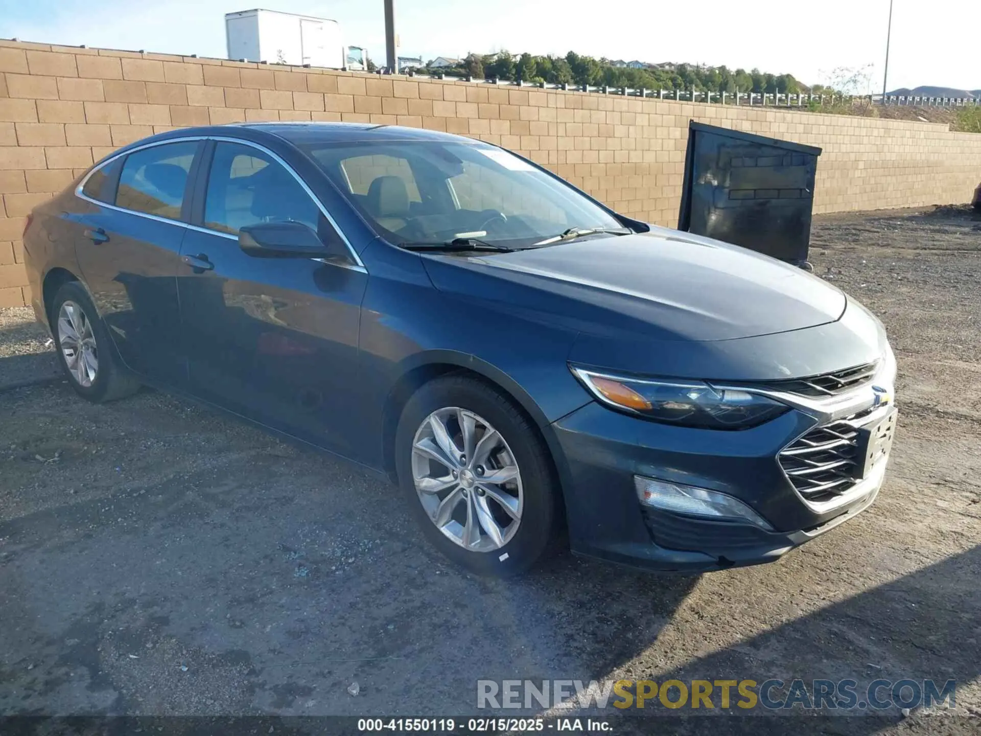1 Photograph of a damaged car 1G1ZD5ST7KF154956 CHEVROLET MALIBU 2019