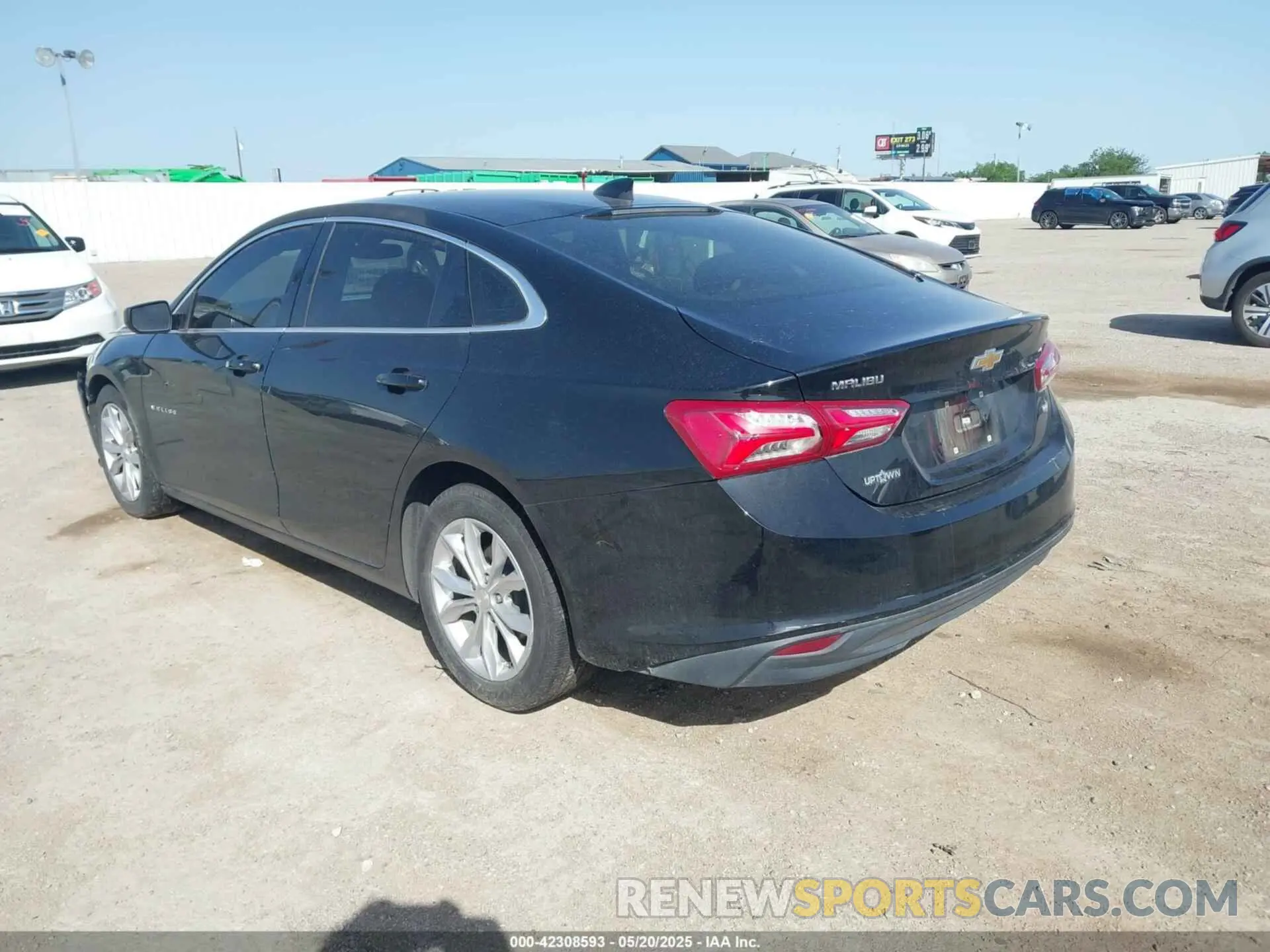 3 Photograph of a damaged car 1G1ZD5ST7KF155668 CHEVROLET MALIBU 2019