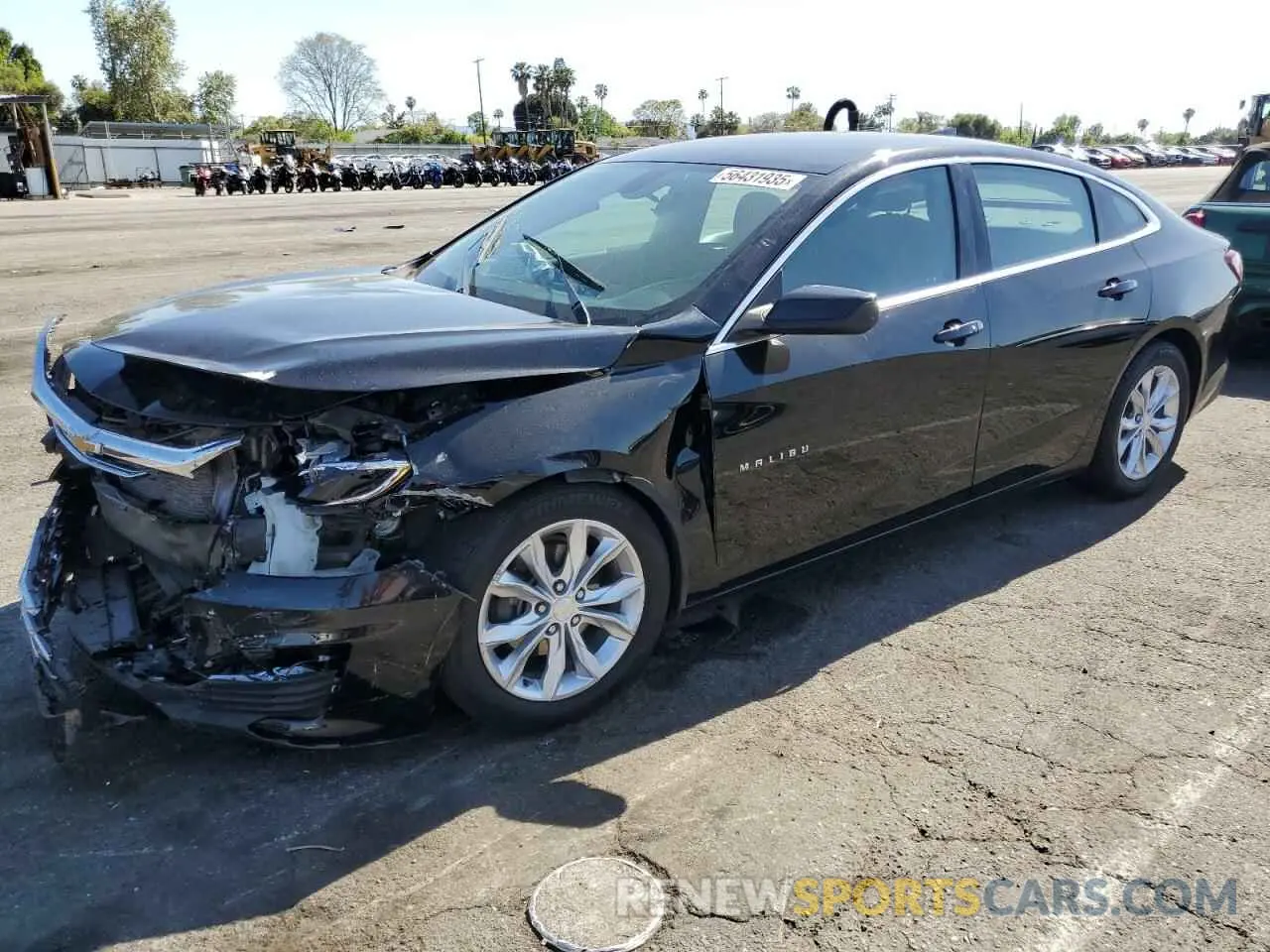 1 Photograph of a damaged car 1G1ZD5ST7KF173149 CHEVROLET MALIBU 2019