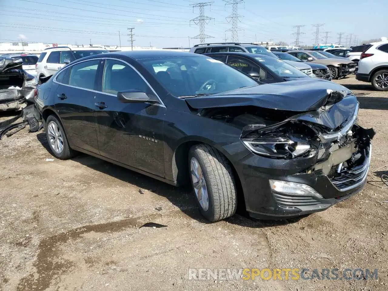 4 Photograph of a damaged car 1G1ZD5ST7KF175211 CHEVROLET MALIBU 2019