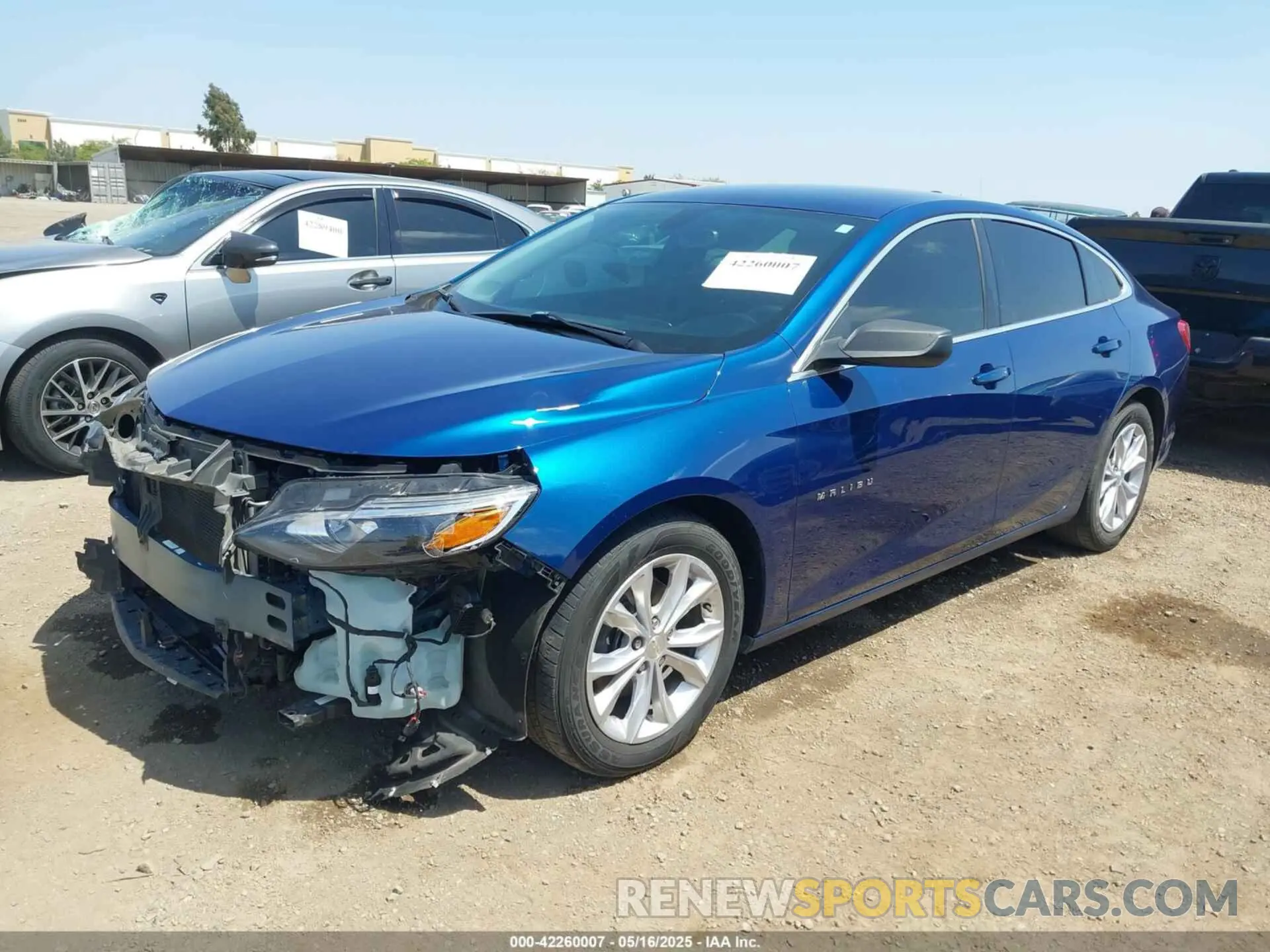2 Photograph of a damaged car 1G1ZD5ST7KF187052 CHEVROLET MALIBU 2019