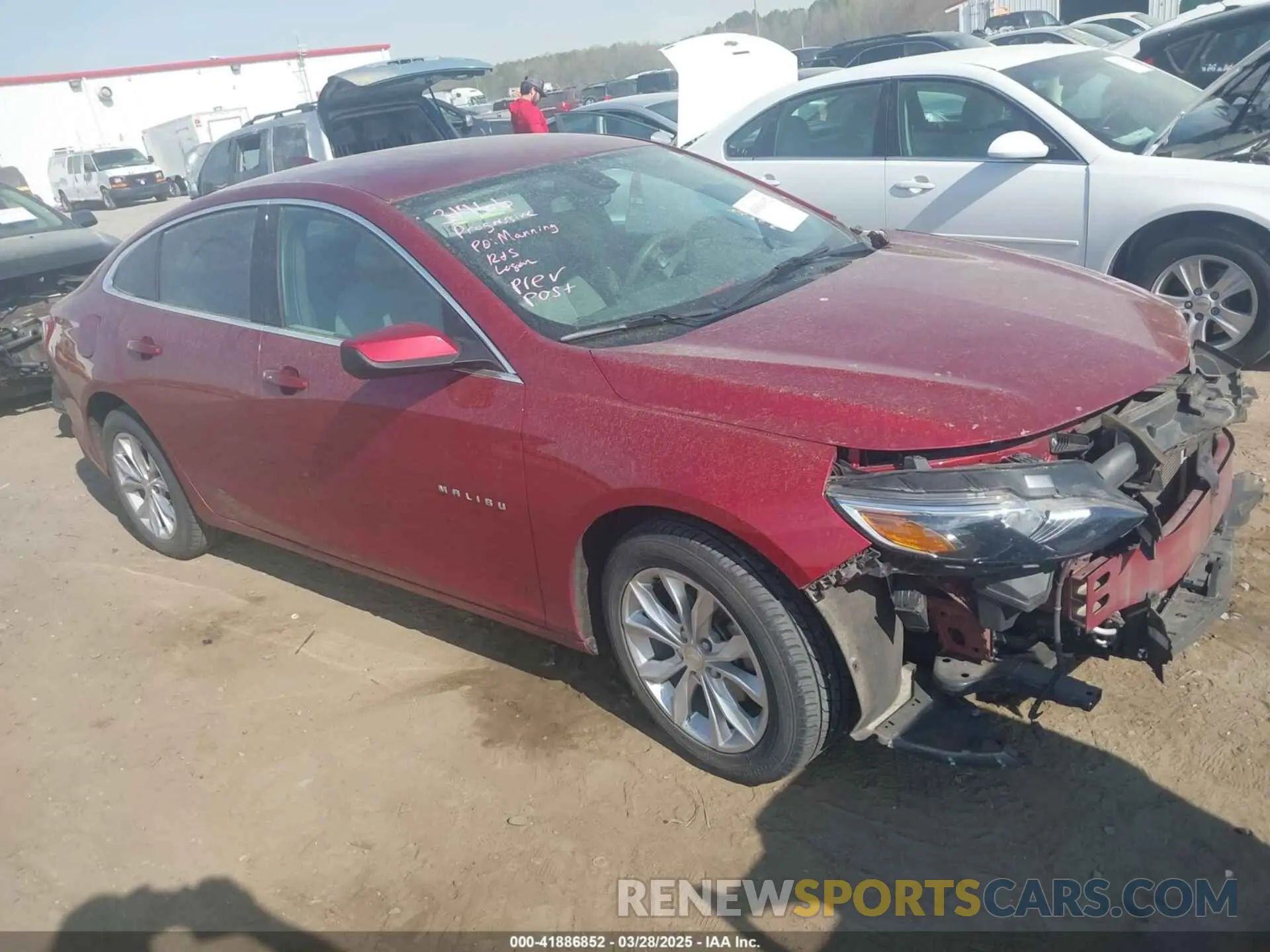 1 Photograph of a damaged car 1G1ZD5ST7KF188489 CHEVROLET MALIBU 2019