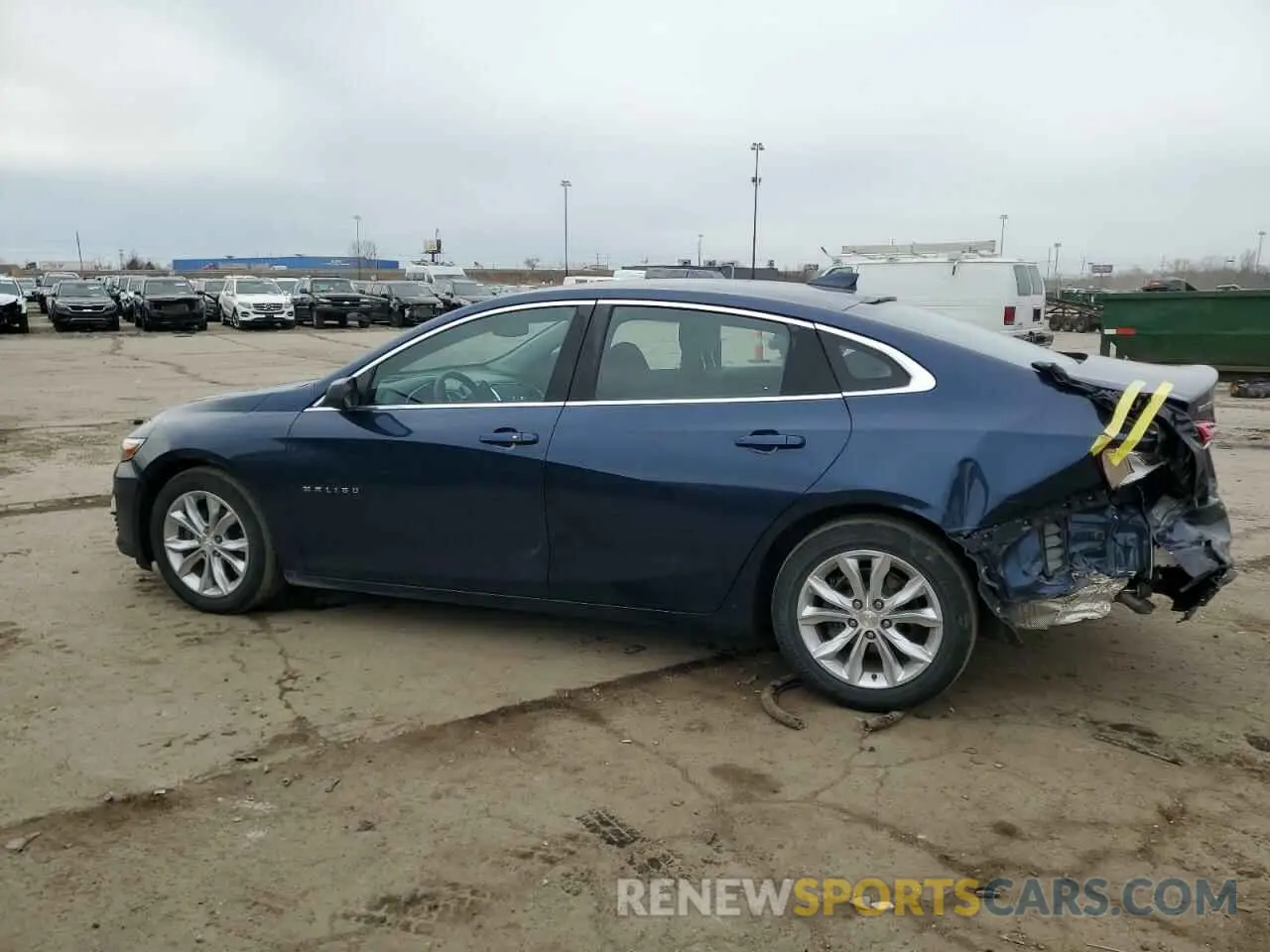 2 Photograph of a damaged car 1G1ZD5ST7KF215481 CHEVROLET MALIBU 2019