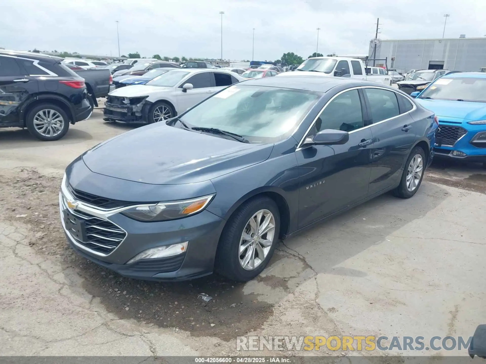 2 Photograph of a damaged car 1G1ZD5ST8KF107709 CHEVROLET MALIBU 2019