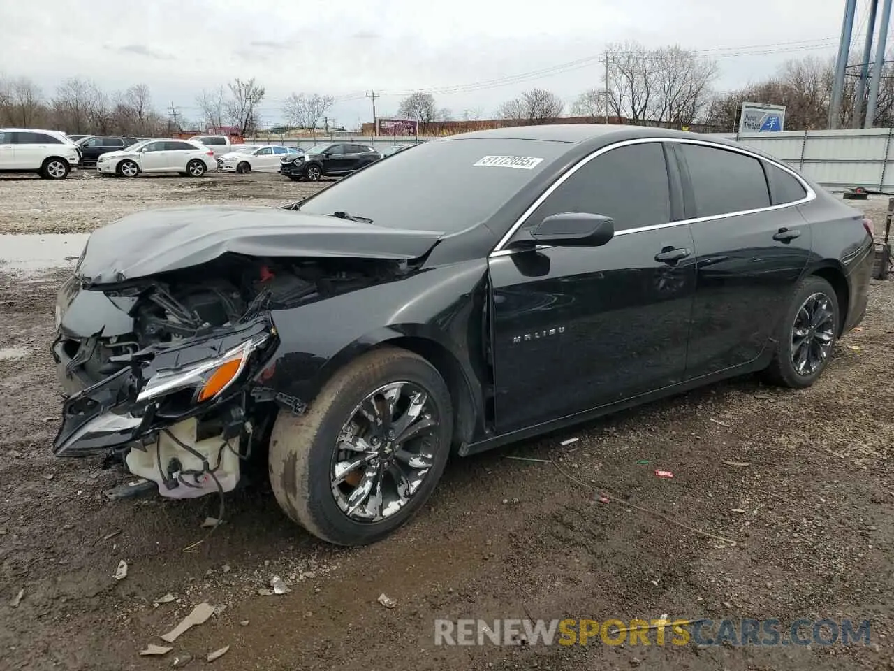 1 Photograph of a damaged car 1G1ZD5ST8KF121688 CHEVROLET MALIBU 2019