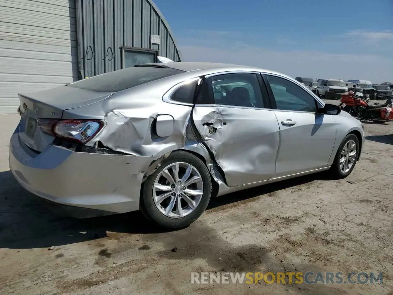 3 Photograph of a damaged car 1G1ZD5ST8KF139723 CHEVROLET MALIBU 2019