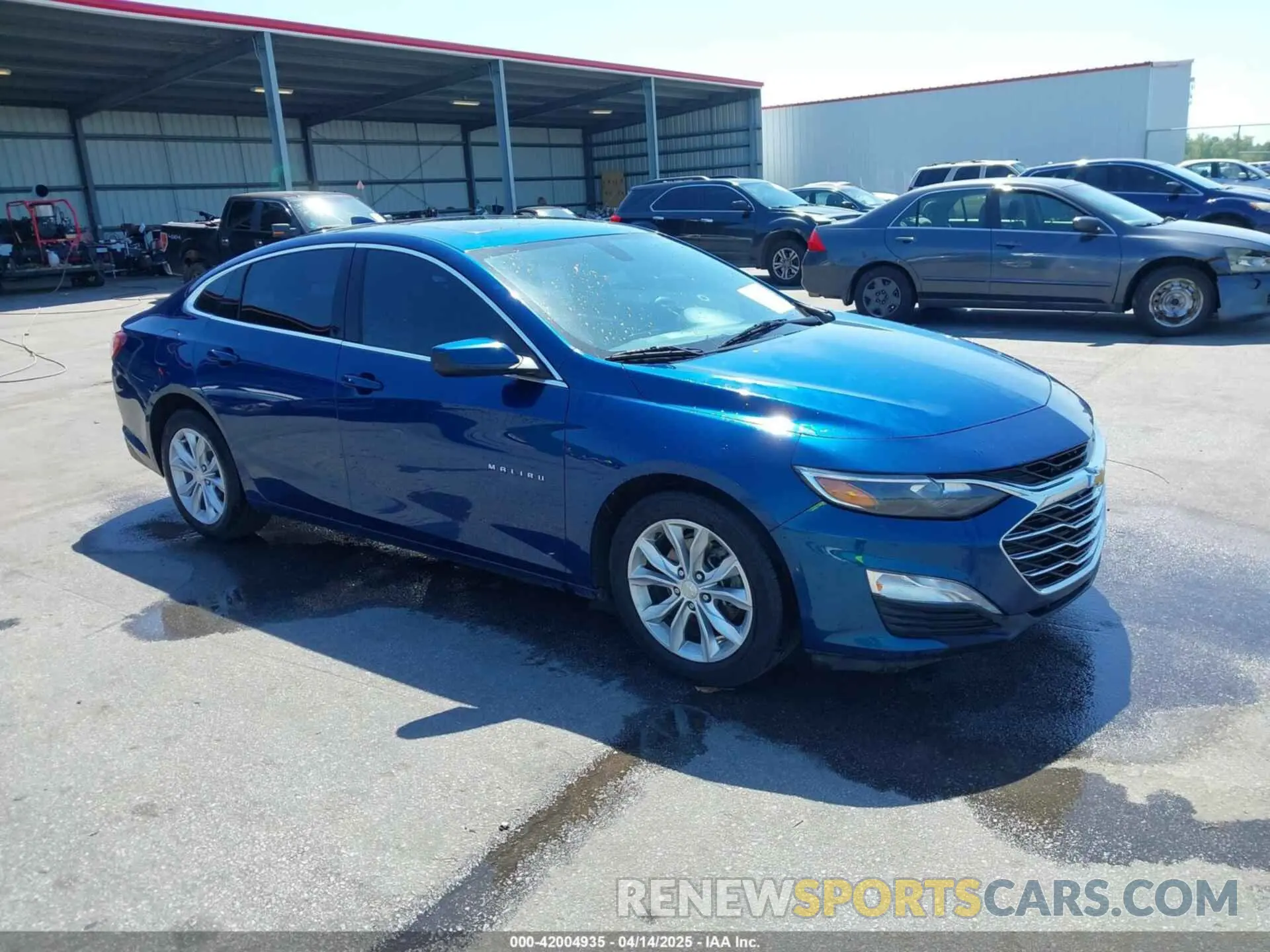 1 Photograph of a damaged car 1G1ZD5ST8KF141486 CHEVROLET MALIBU 2019